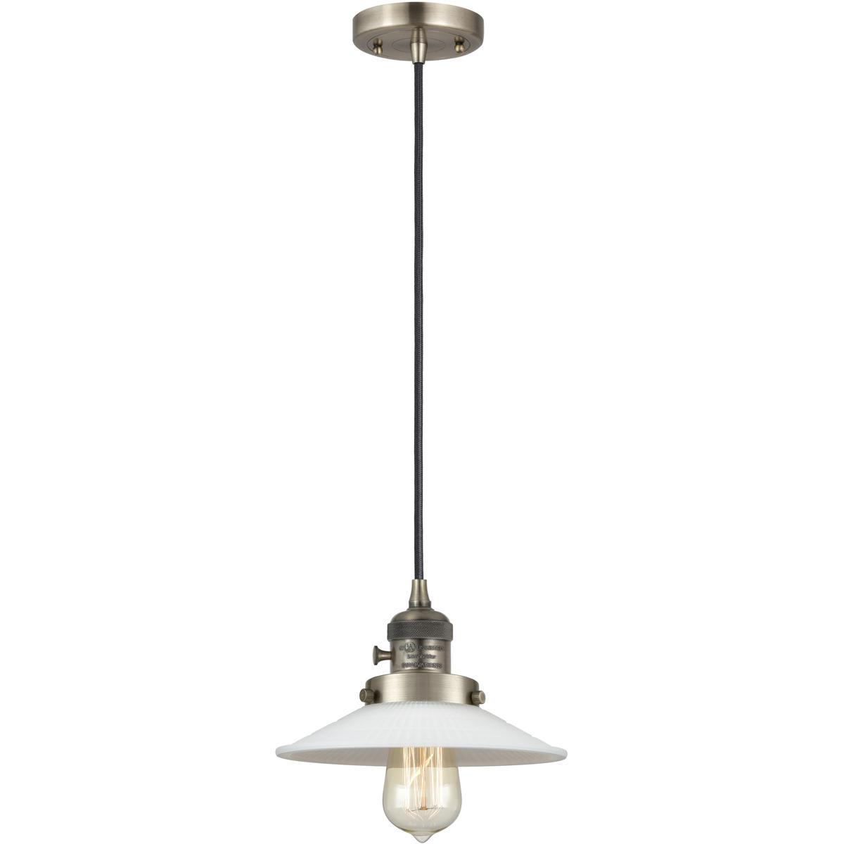 Innovations Lighting 2343142 201CSW-AB-G1-LED Franklin Restoration Halophane