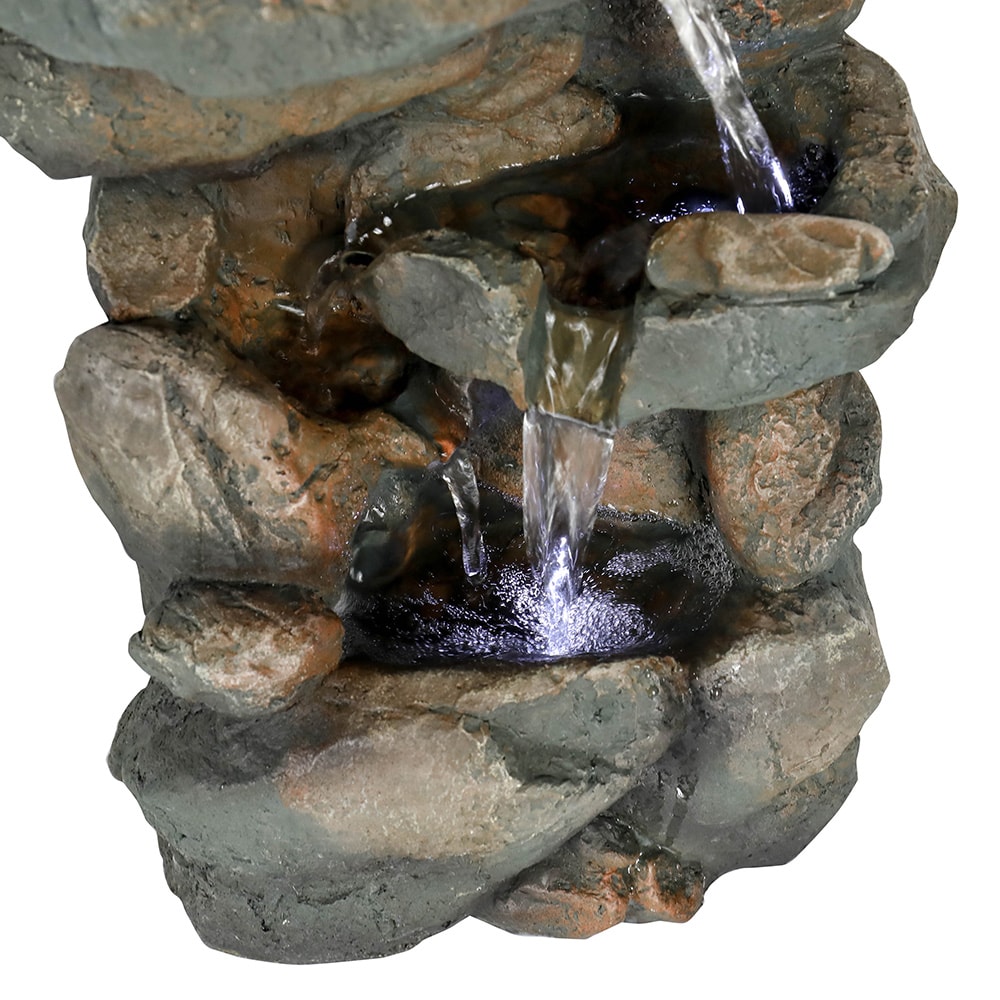 Watnature 16-in Resin Tabletop Indoor Fountain in the Indoor Fountains ...