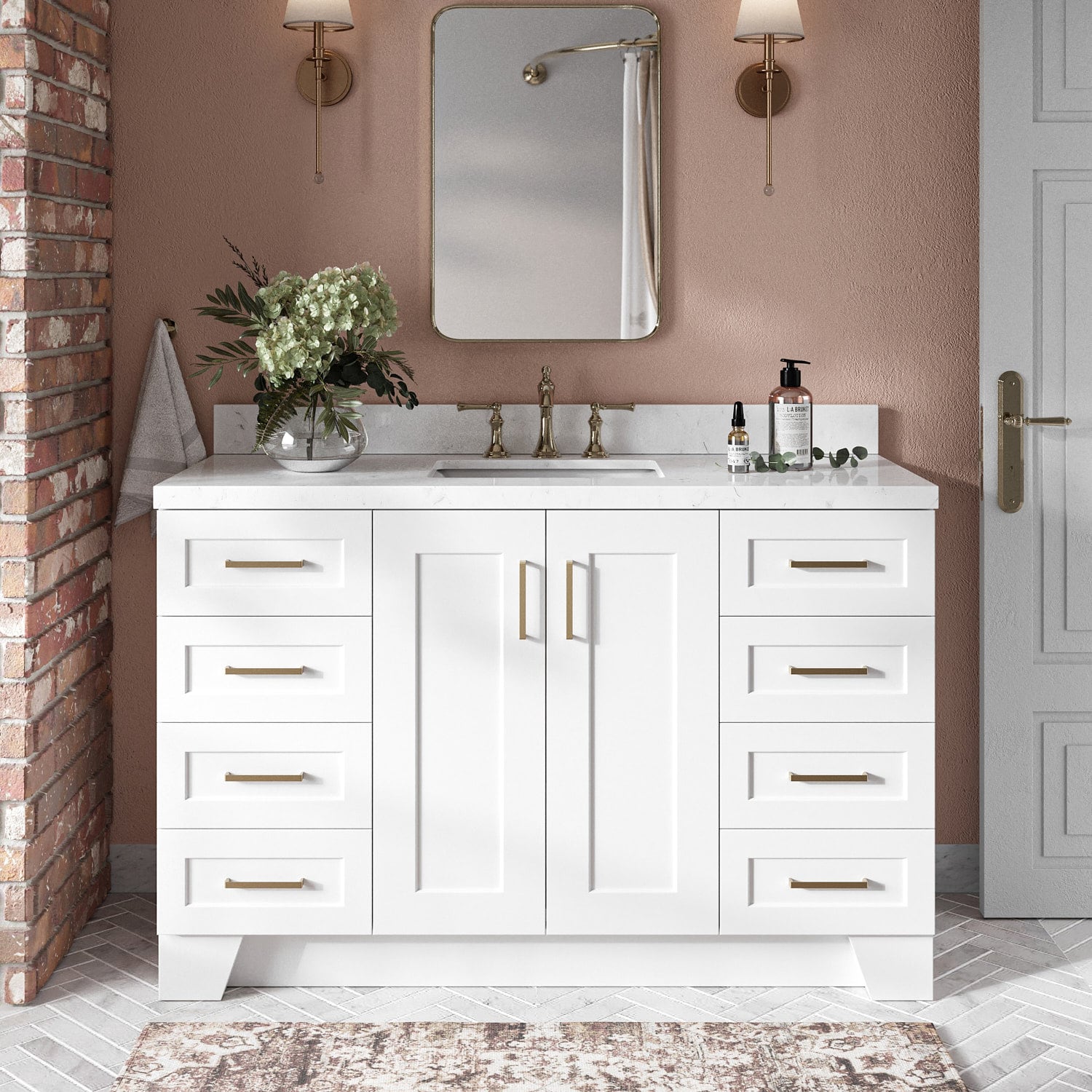 ARIEL Q054S-BC-WHT vanities - View #2
