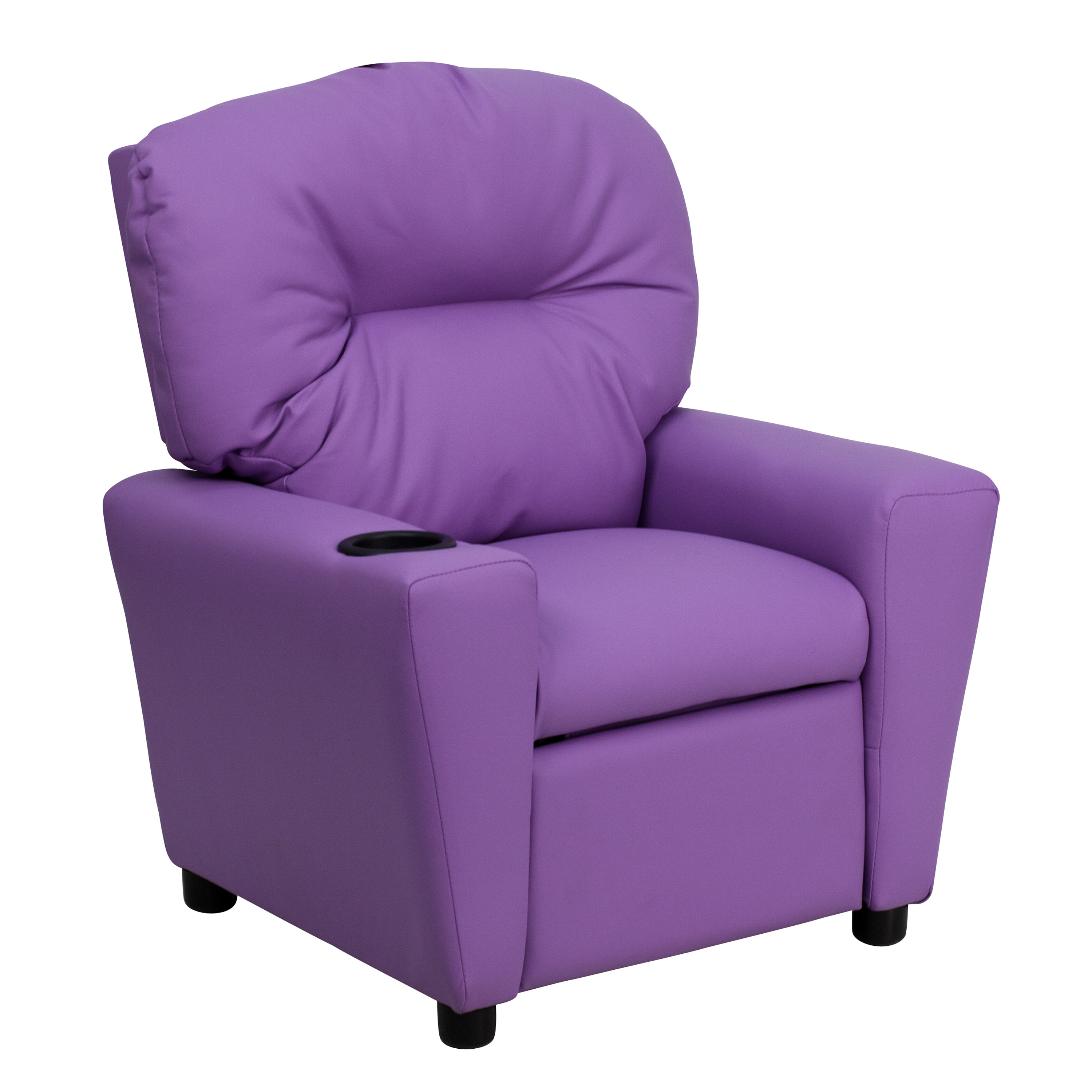 Flash Furniture 847254018012 28-in Lavender Vinyl Upholstered Kids Accent Chair