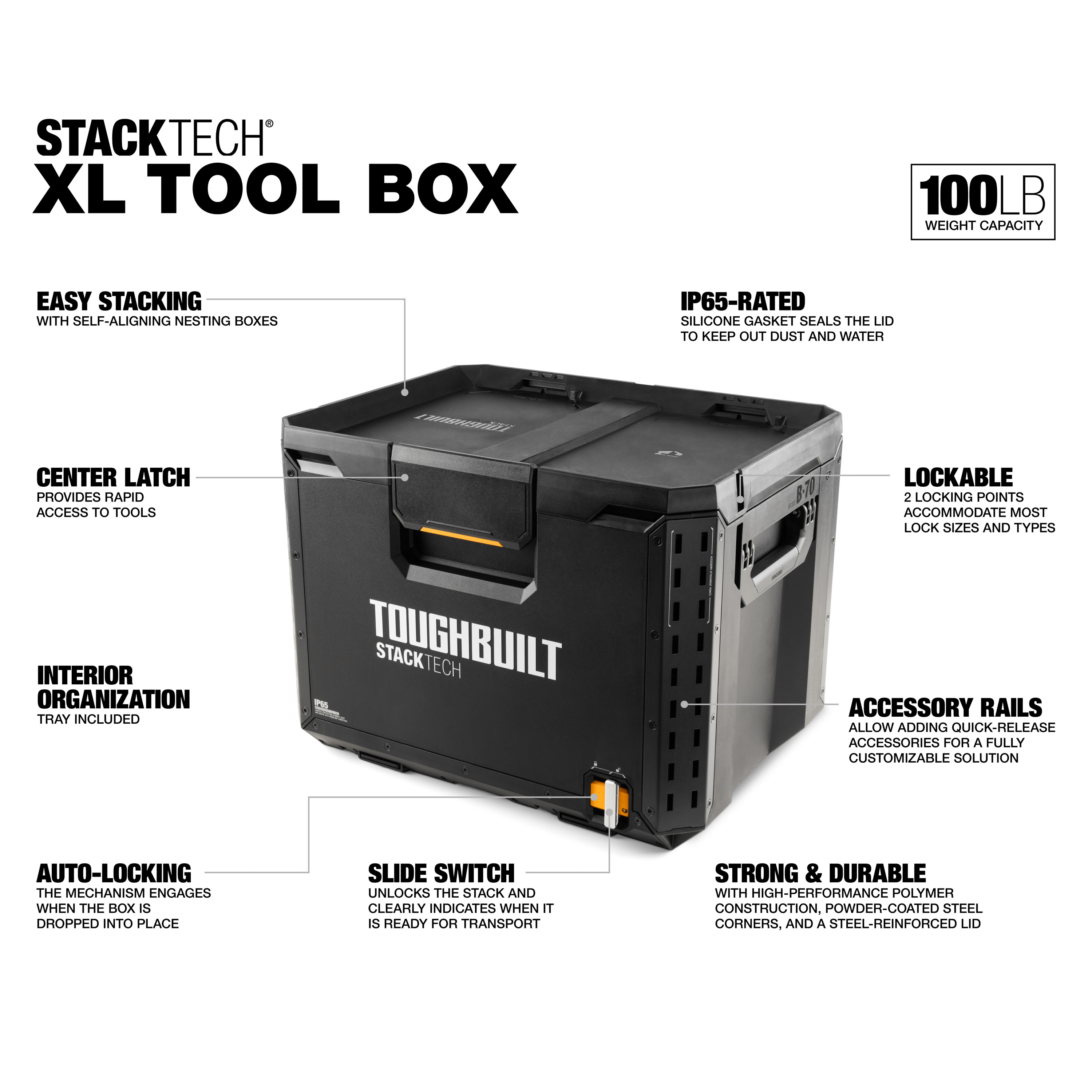 TOUGHBUILT TB-B1-B-70 Tool-Boxes - View #2