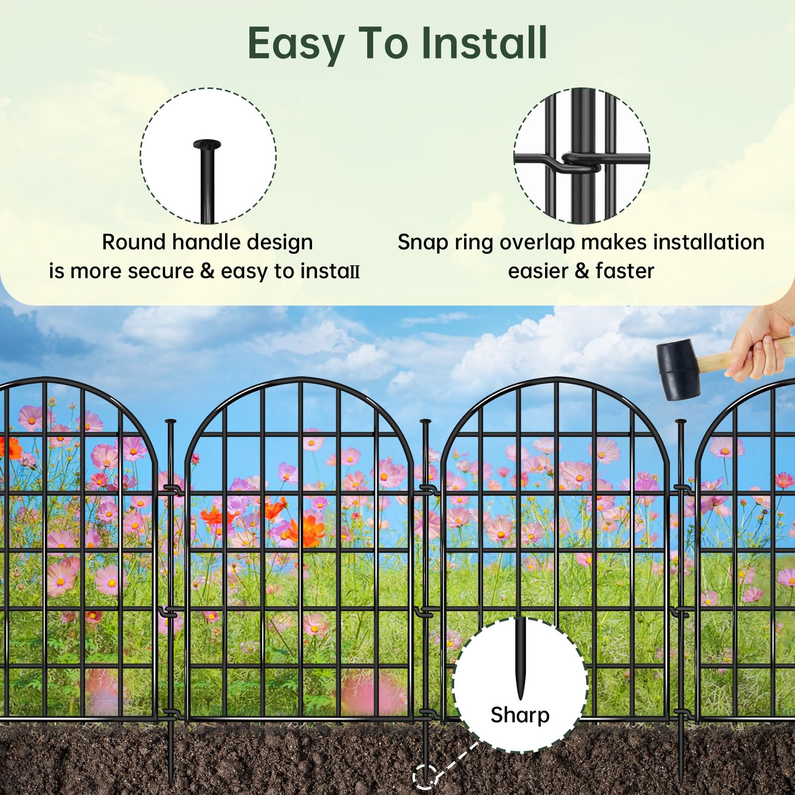 Afoxsos LAF0304F09 Garden-Utility-Fencing - View #5