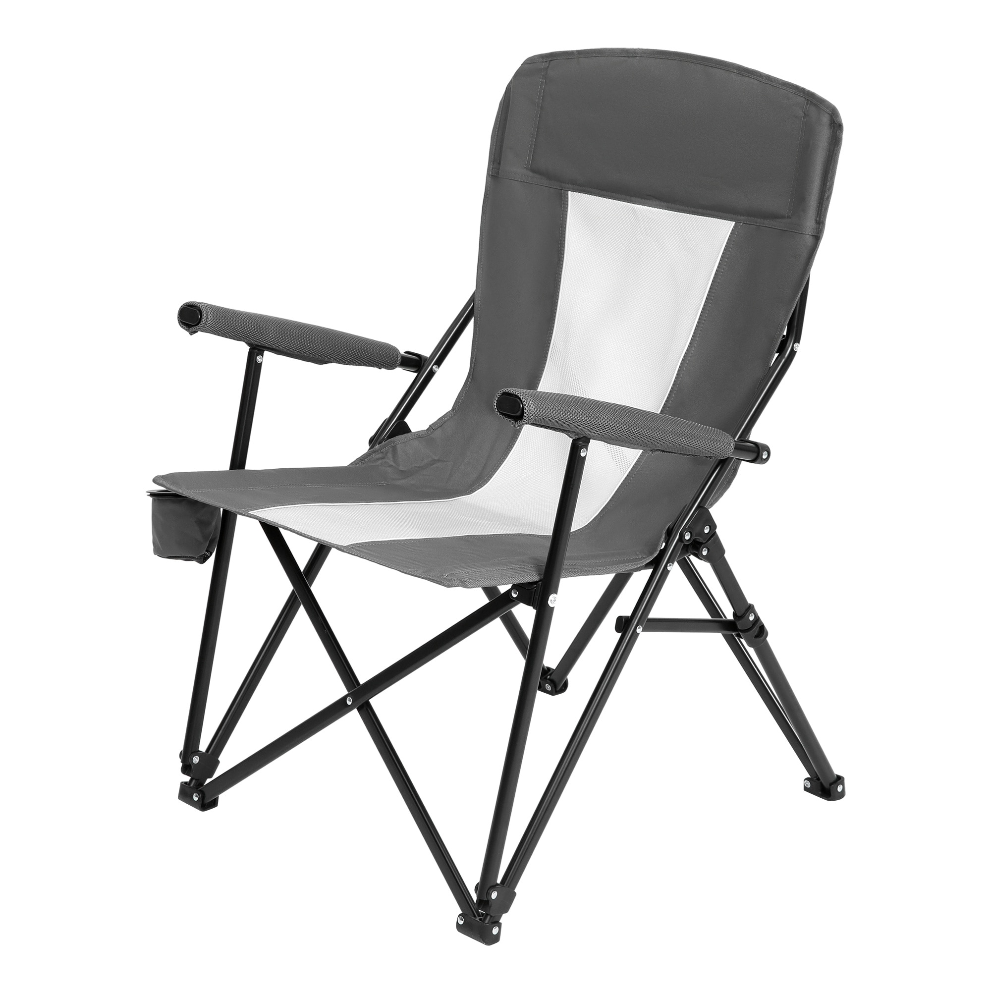 BABOOM BOM-P147213-OR Polyester Grey Folding Camping chair Carrying Strap/Handle Included