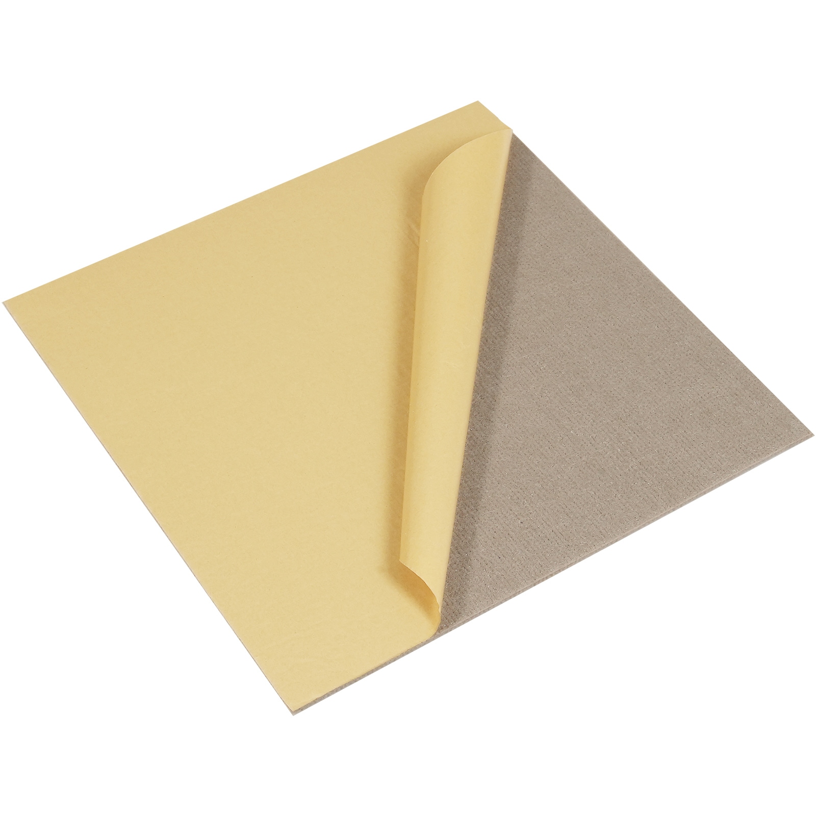GIVIMO Carpet Tiles Peel and Stick 10-pc 18 x 18-in Self Adhesive Carpet Floor Tiles 22.5-sq ft Coverage 0.19-in Padded Polyester Squares for Bedroom and Living Room Light Brown