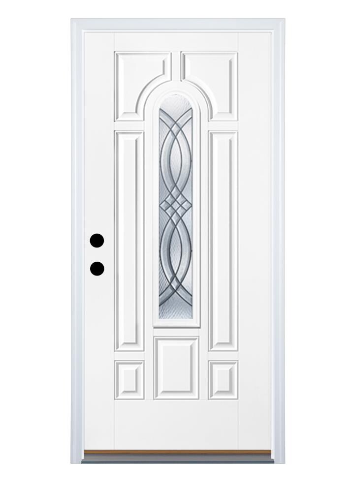 Therma-Tru Benchmark Doors TerraCourt 36-in X 80-in Fiberglass Center ...