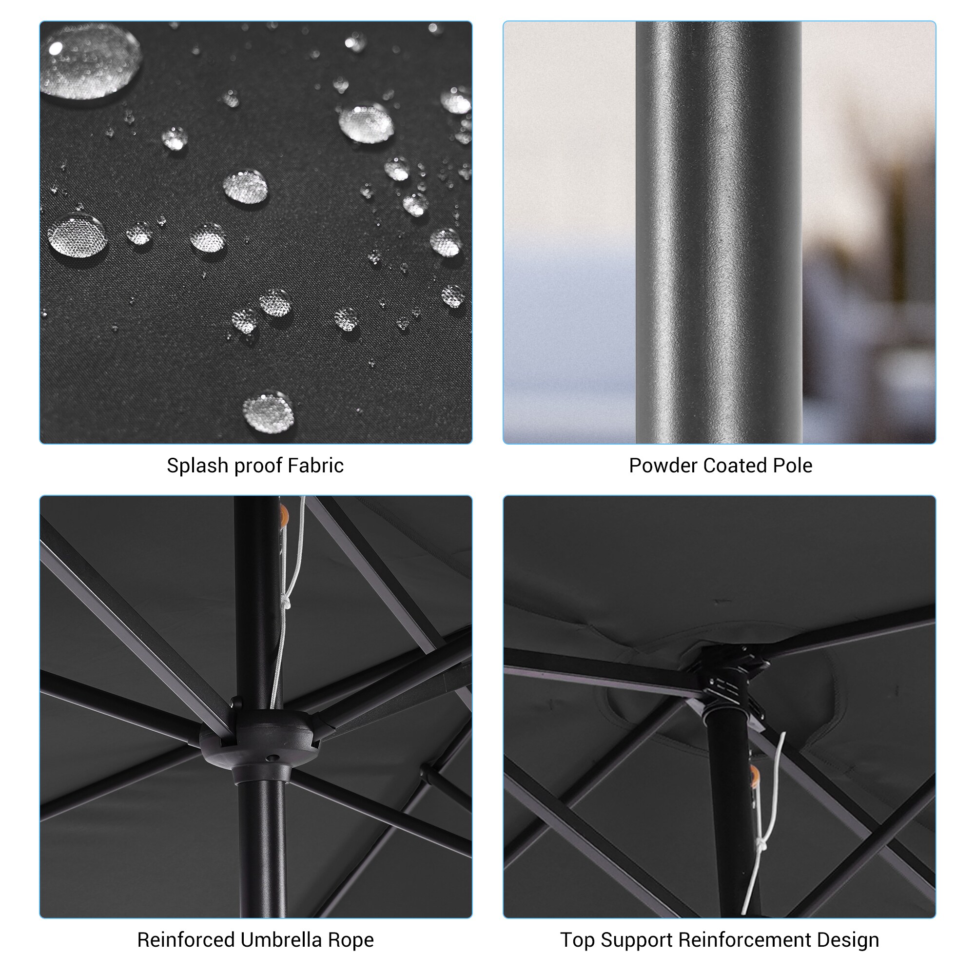 ACEGOSES LW-R16GY-H Umbrellas-2 - View #5