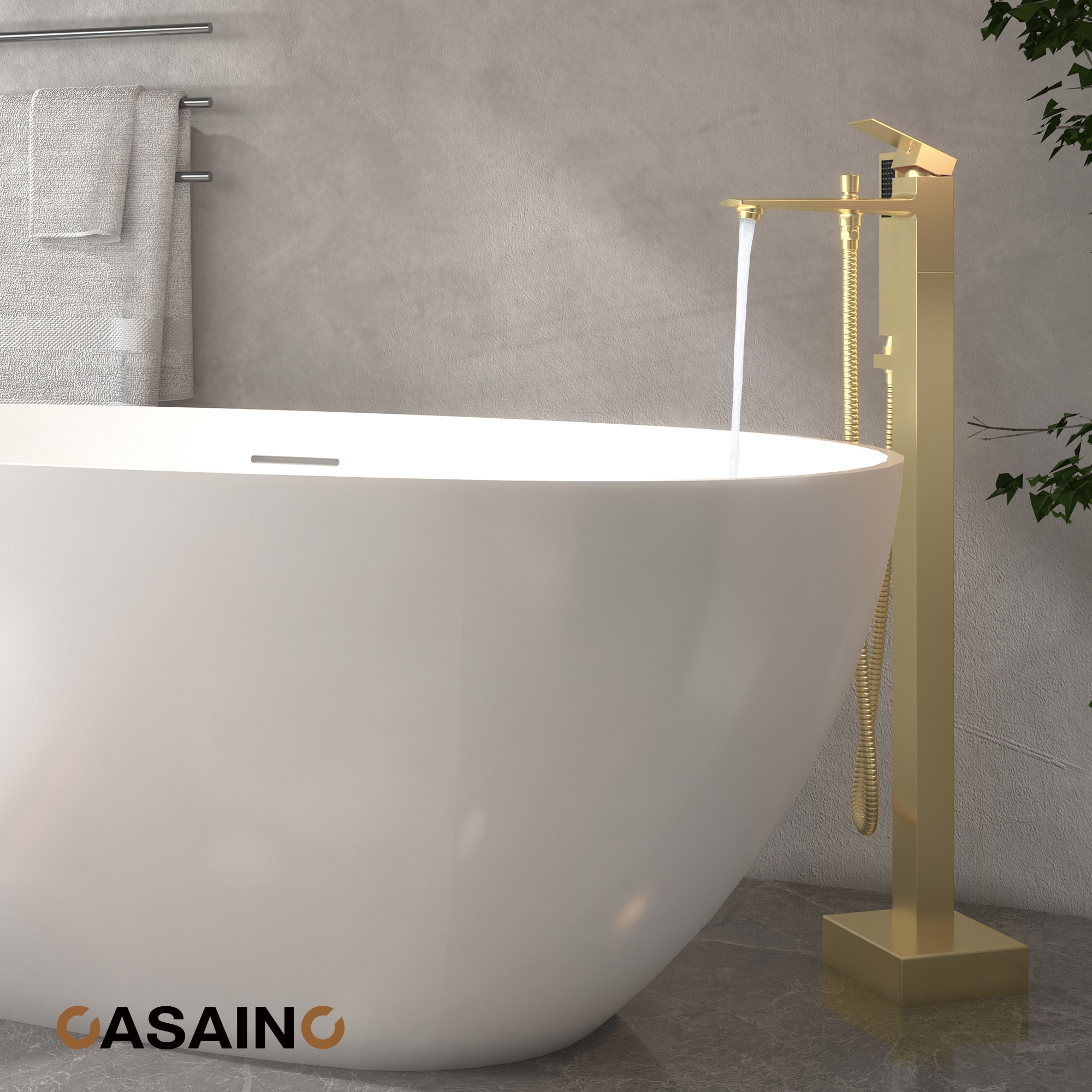 CASAINC WE-SS28MB Roman-Tub-Faucets - View #2