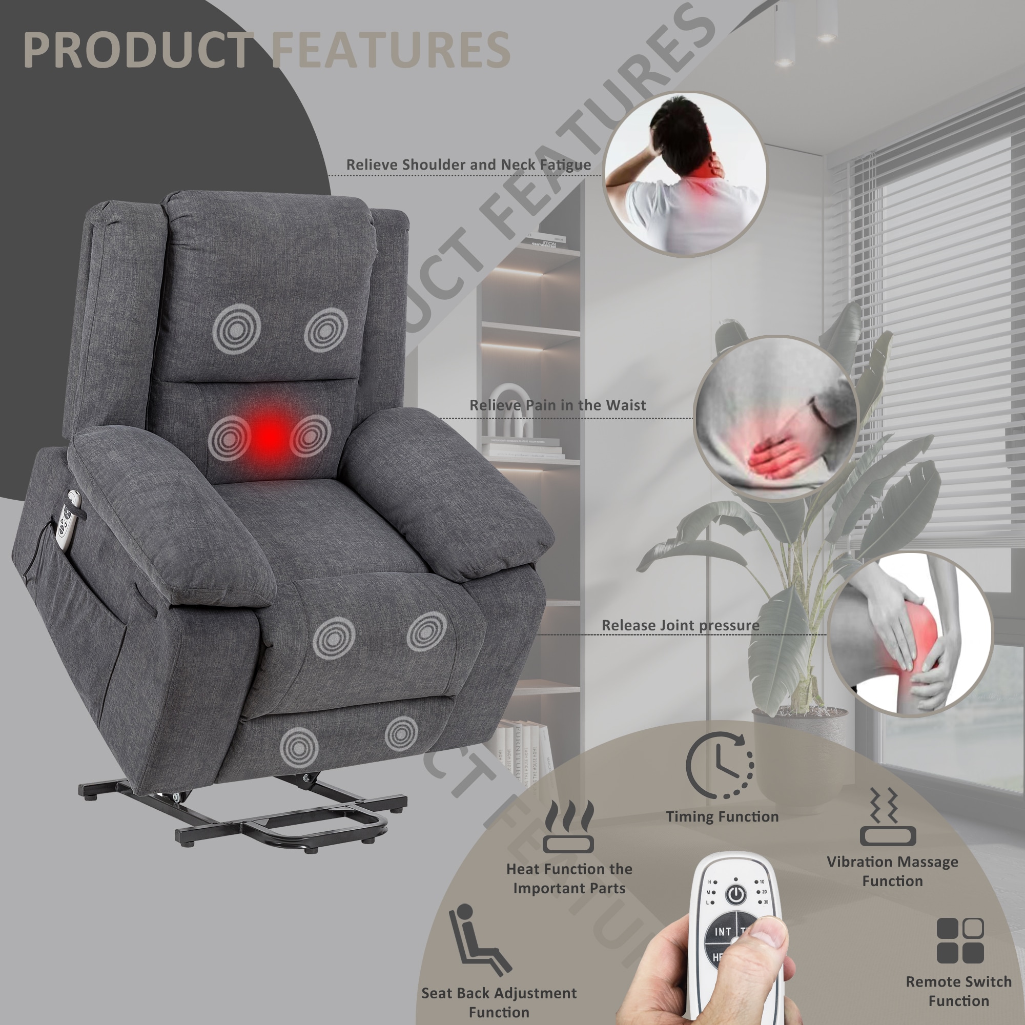 AAZJ NBC-CM64197CL recliners - View #3