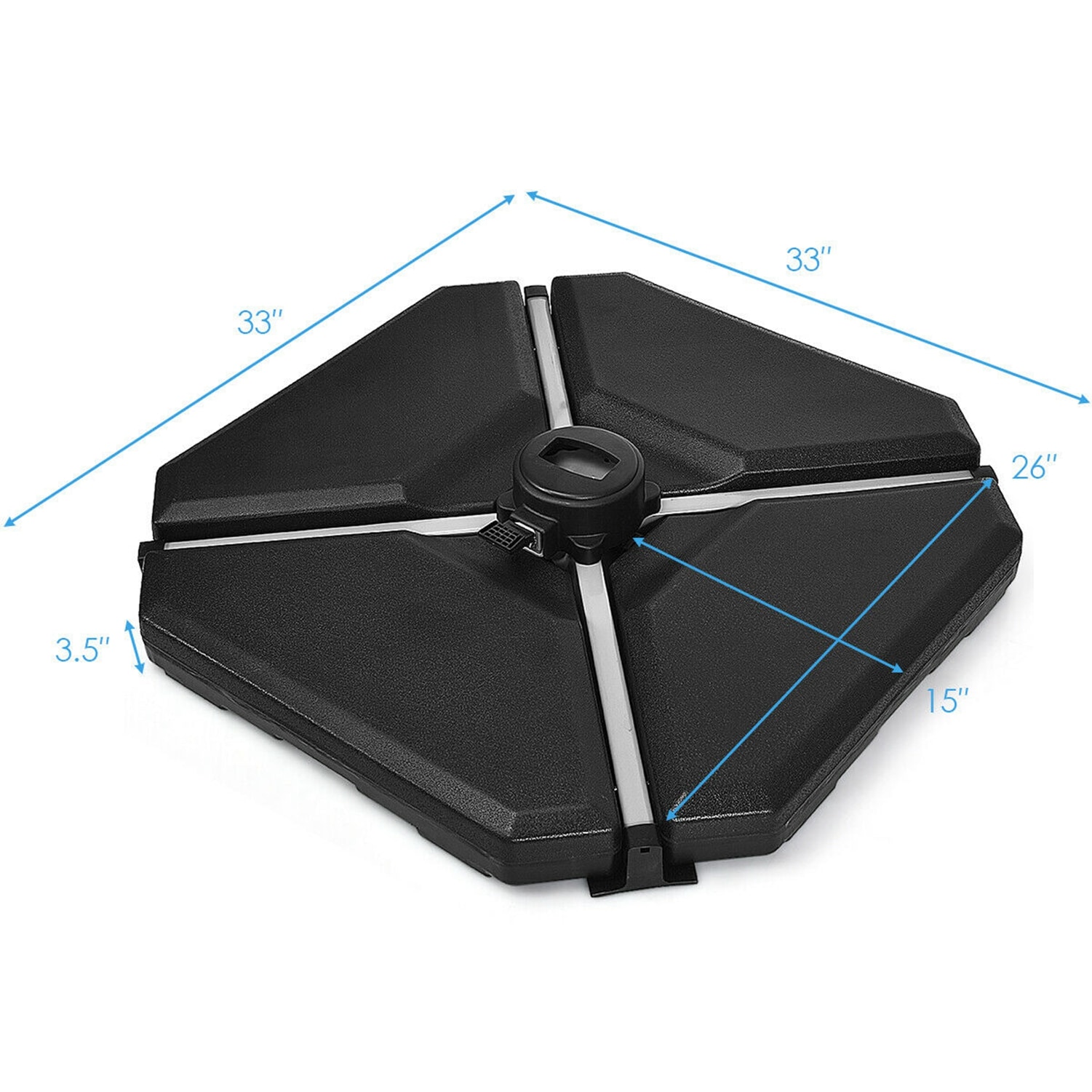 WELLFOR DOJN70656 Umbrella-Bases - View #6
