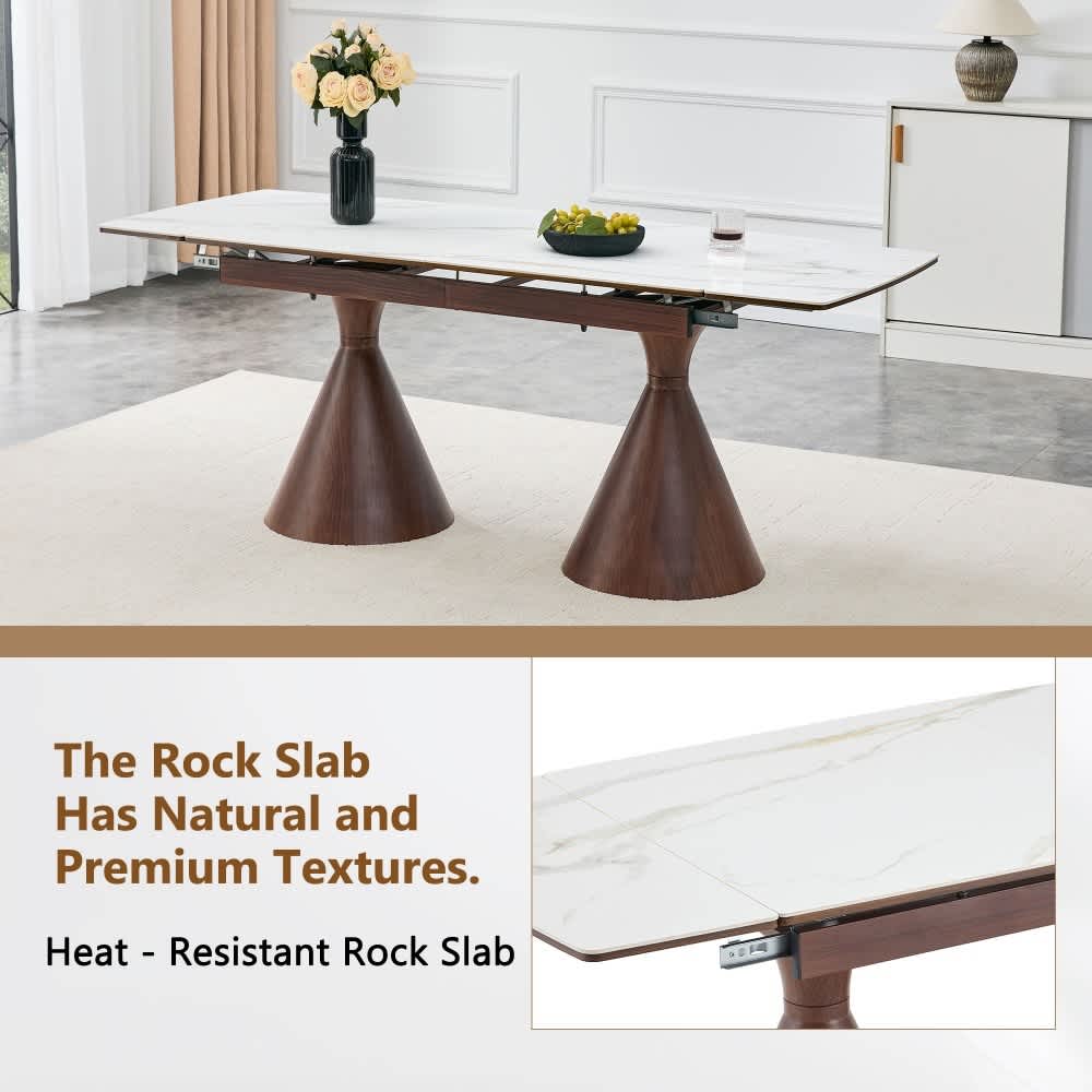 Coolbibila LORIS-TABLE-WALNUT Dining-Tables - View #7
