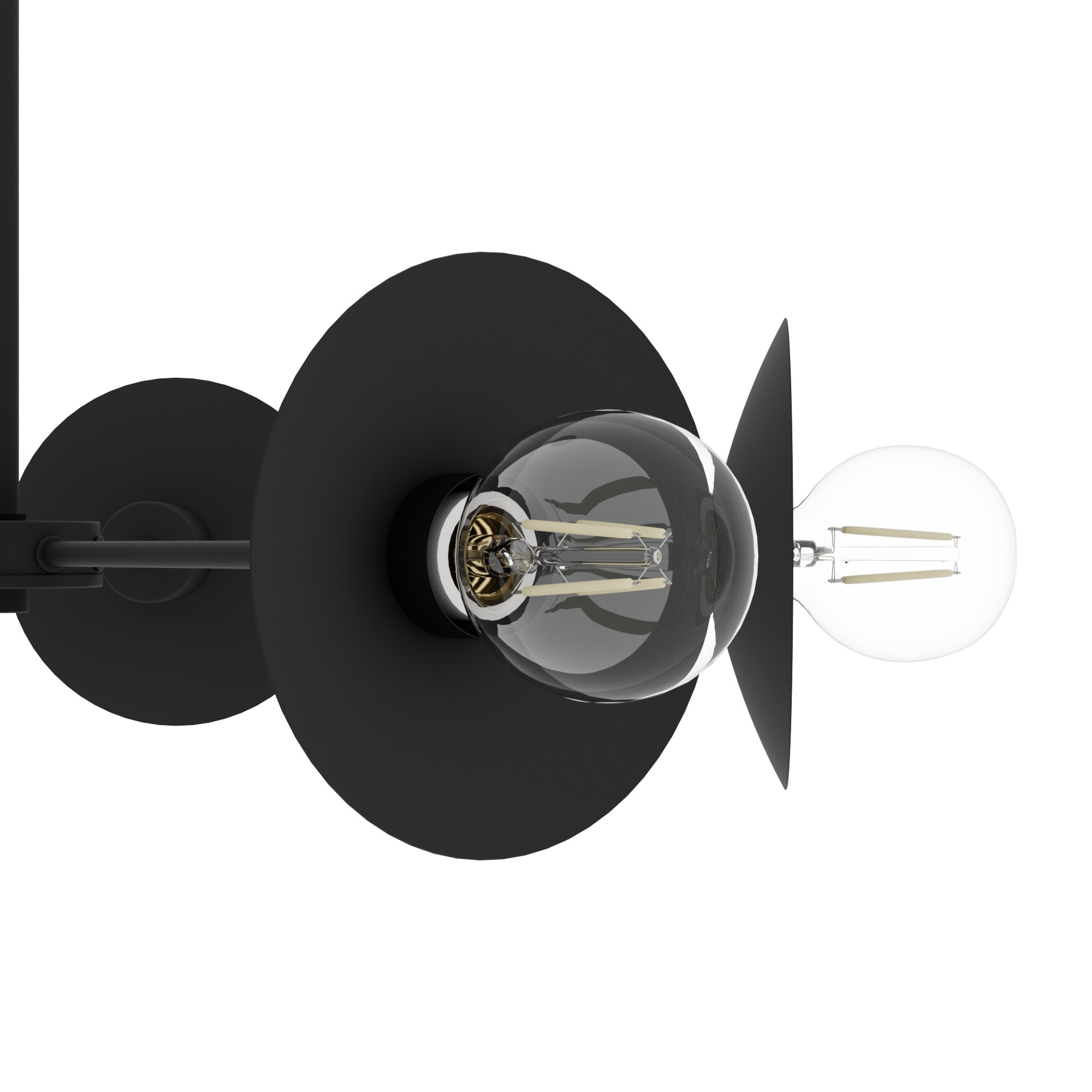 Fernando Matte Black 8-Light Sputnik Chandelier