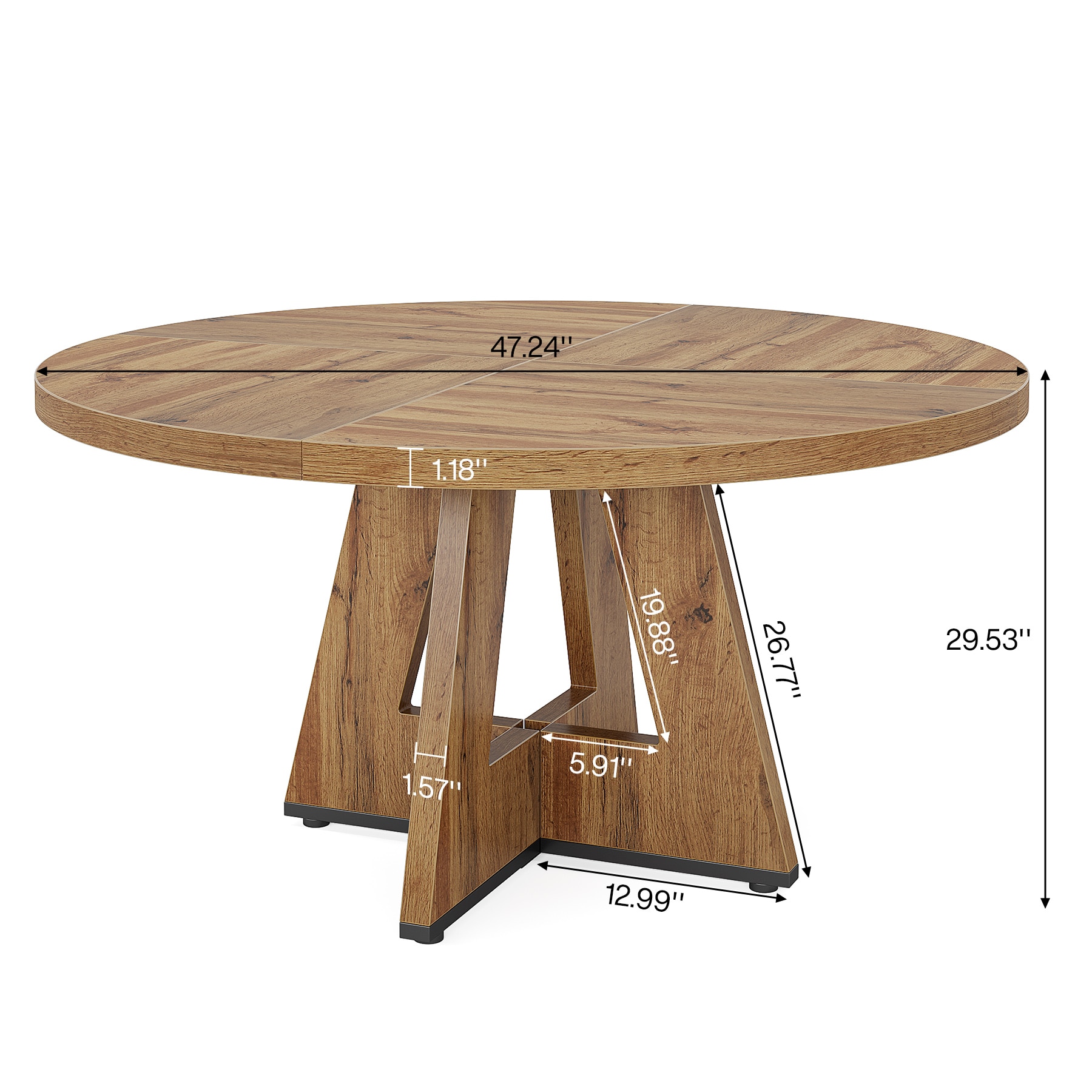 Tribesigns LWFD-XK00546X Dining-Tables - View #6