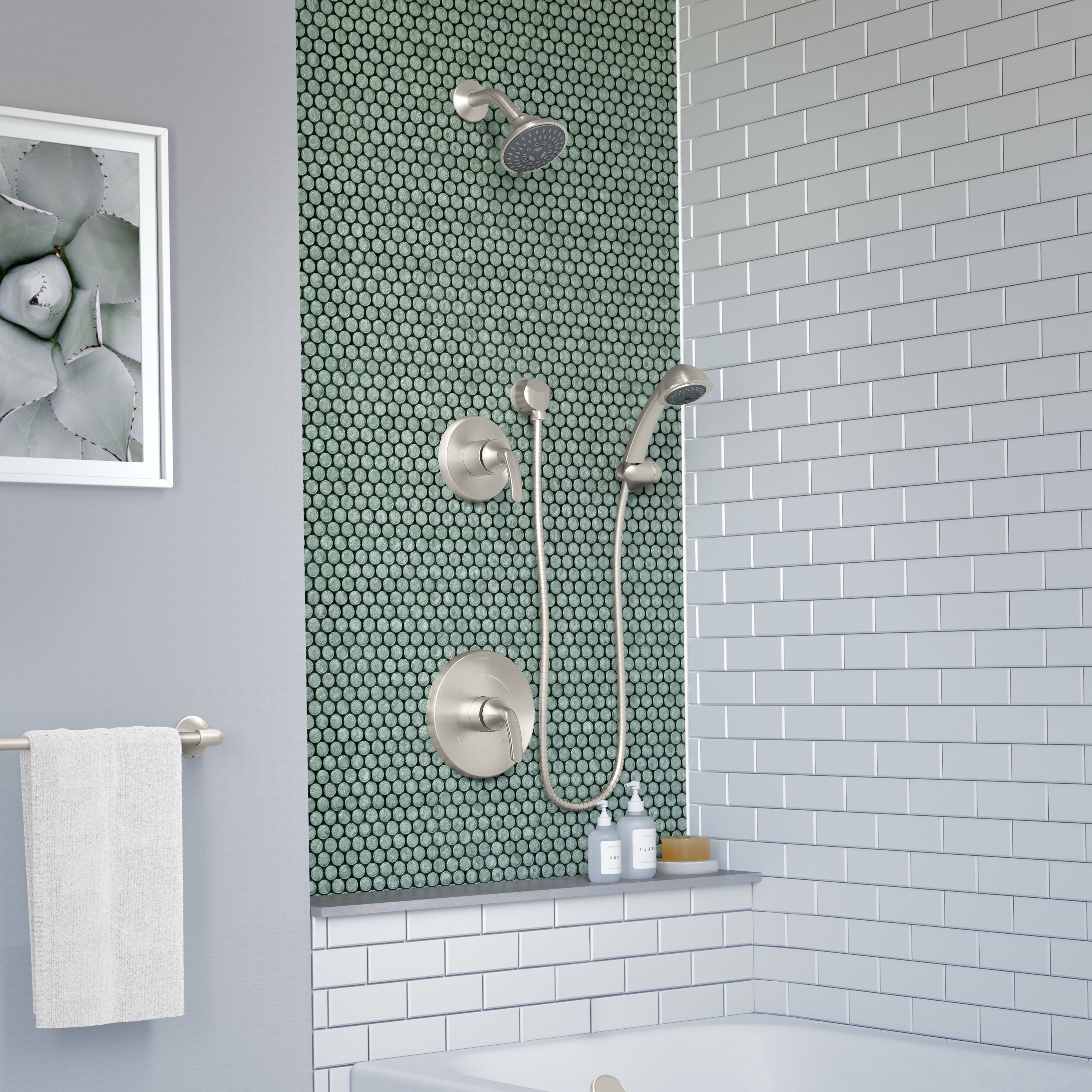 Symmons 5505-STN-1.5-TRM Tub-Shower-Faucets - View #2