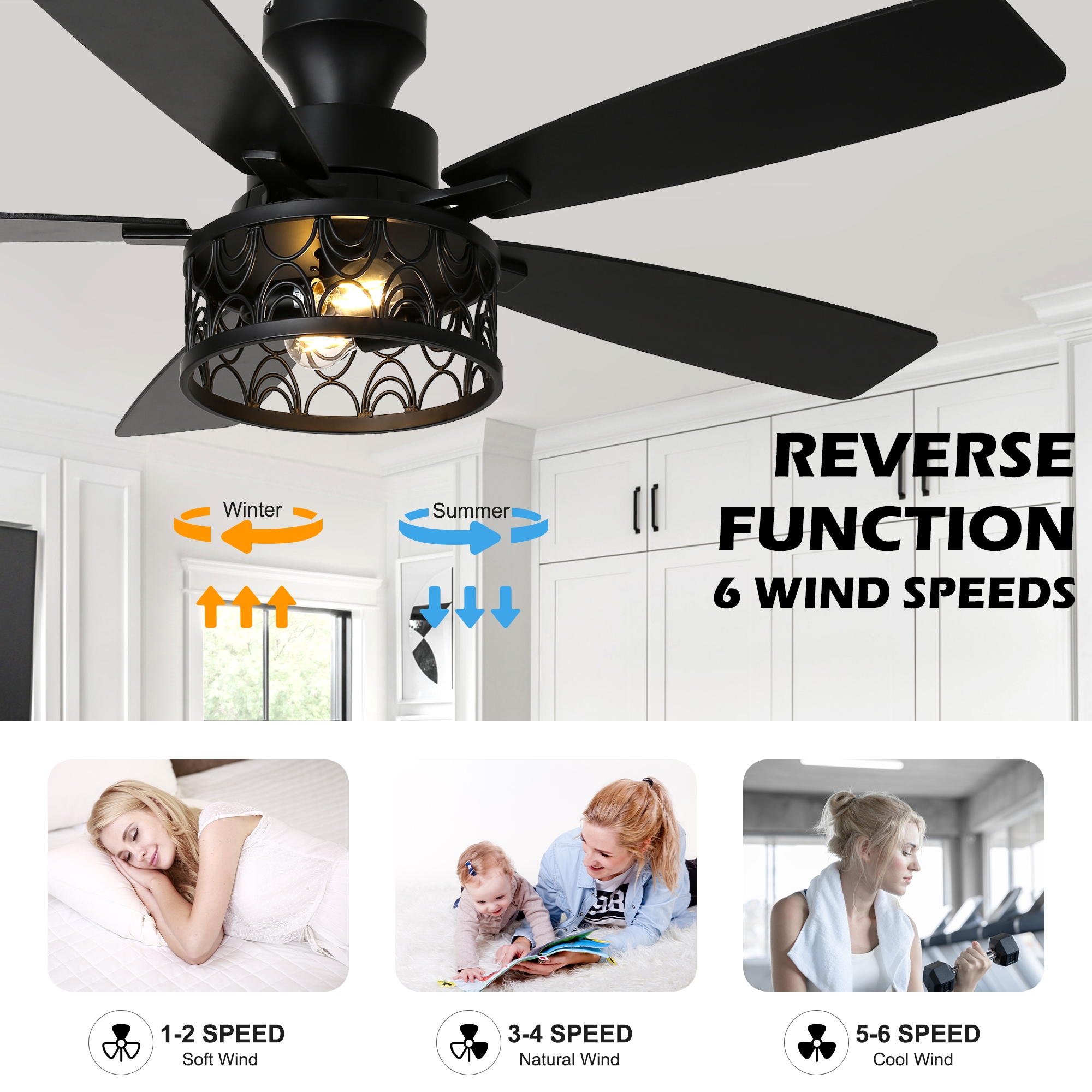 Oaks Decor DC1903-C Ceiling-Fans - View #7