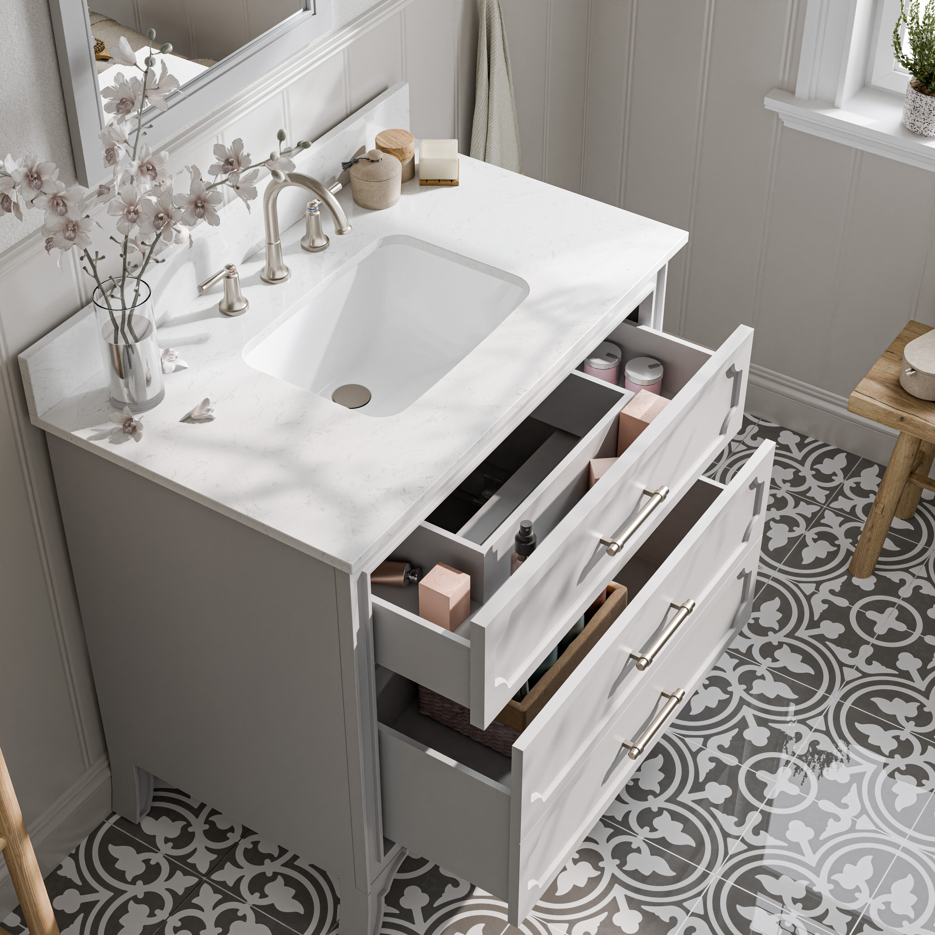 allen + roth 1008VTC-36-242-925UR Bath-Vanity-Combo - View #13