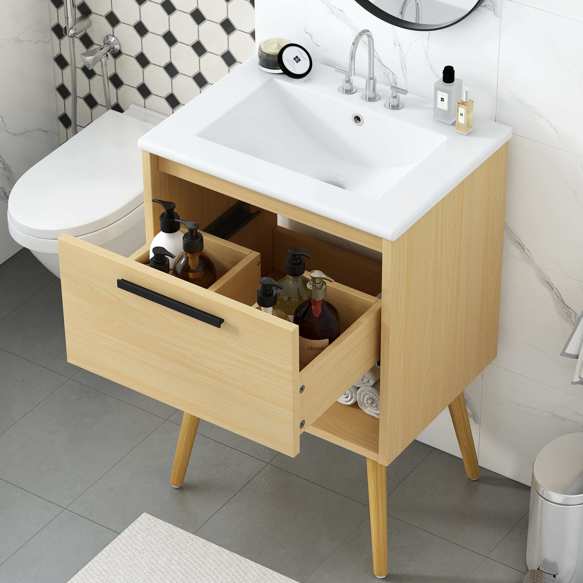 ModernLuxe L3P-N725P176330N Bath-Vanity-Combo - View #2