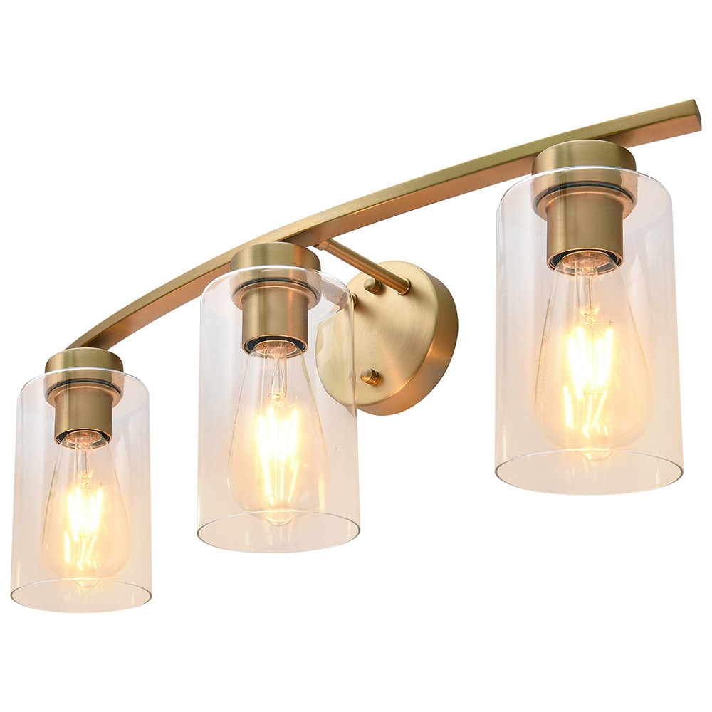 EDISLIVE Y81010000033158 Abbate 22.4-in 3 -Light Brass Modern/contemporary Vanity light