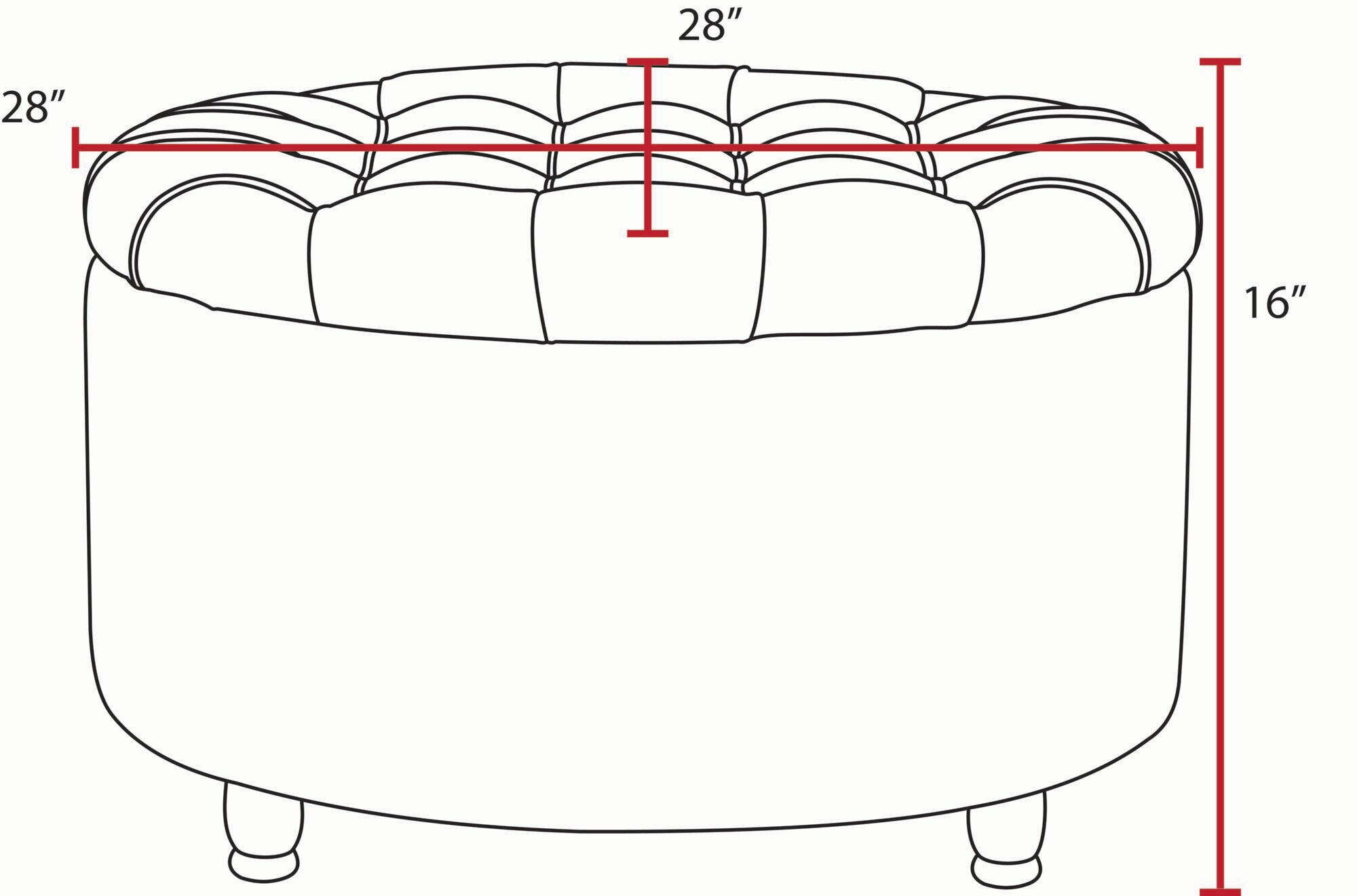 Regency N6270WH Indoor-Ottomans - View #6