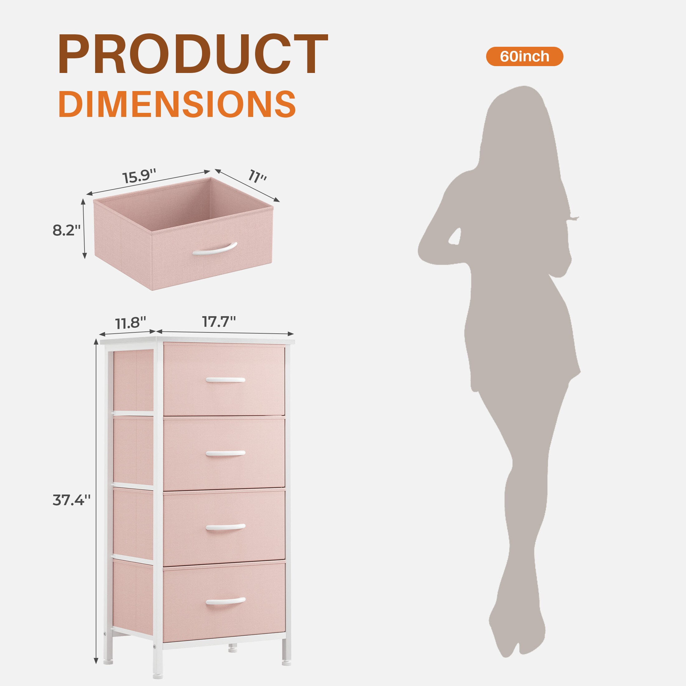 Sweetcrispy L-CAB-4BC-PK dressers - View #6