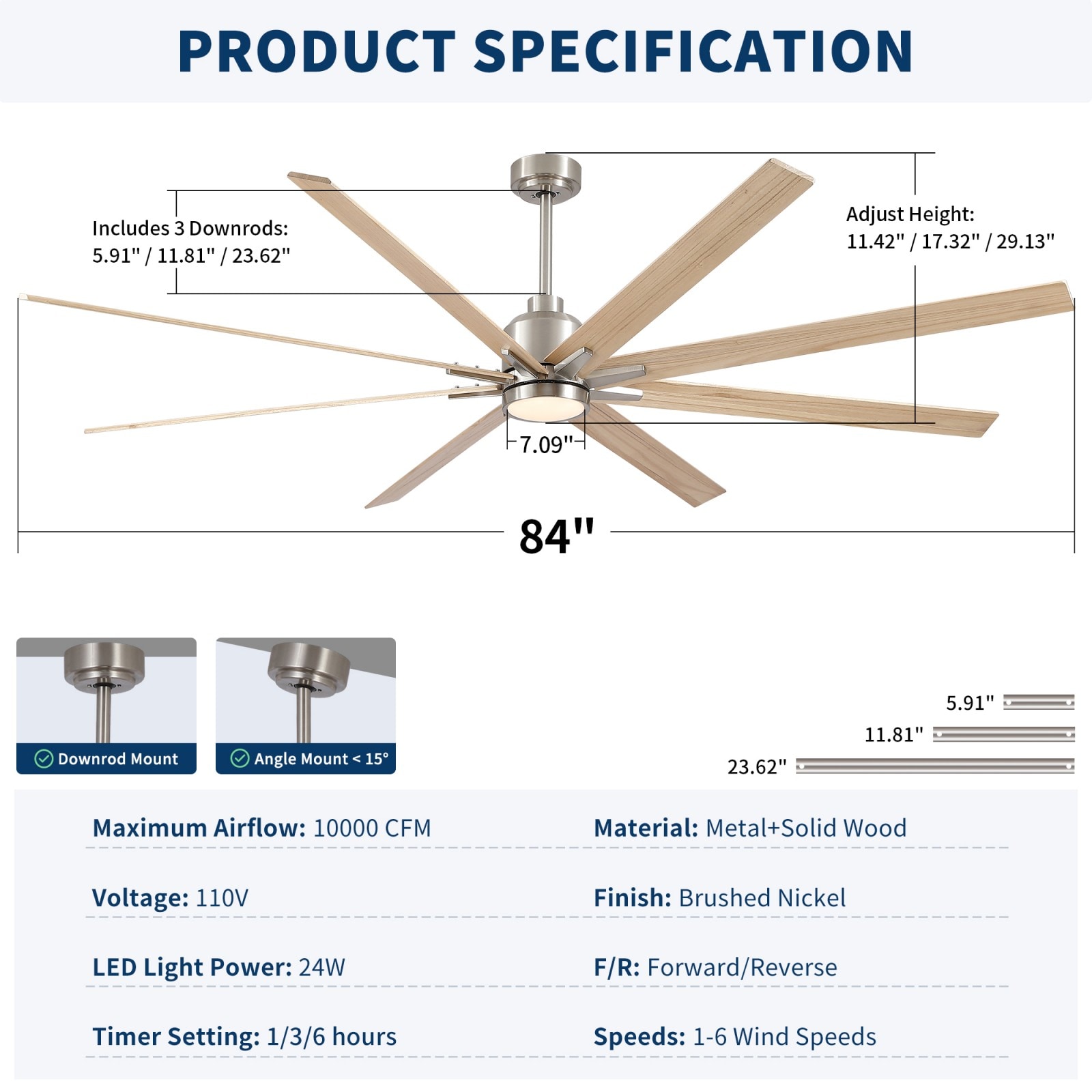 GlasFlength LW-CF-064 Ceiling-Fans - View #4