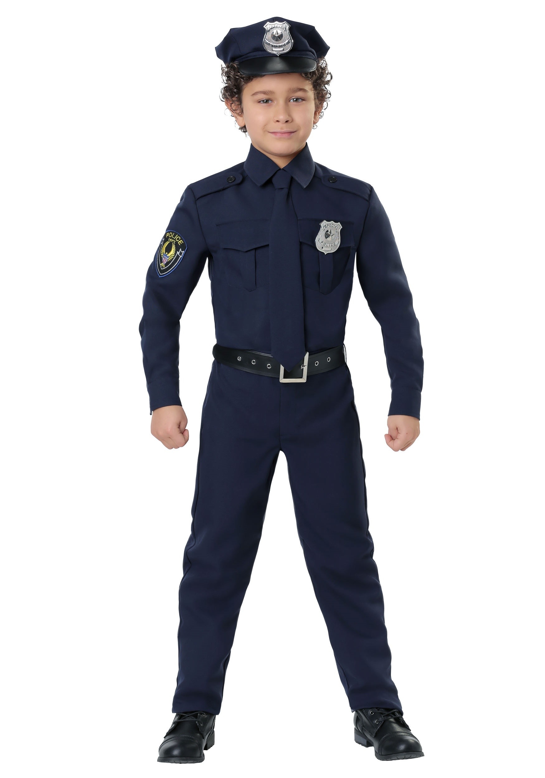 HalloweenCostumes.com FUN0325TD-4T FUN Costumes Cop Costume for Toddler 4T