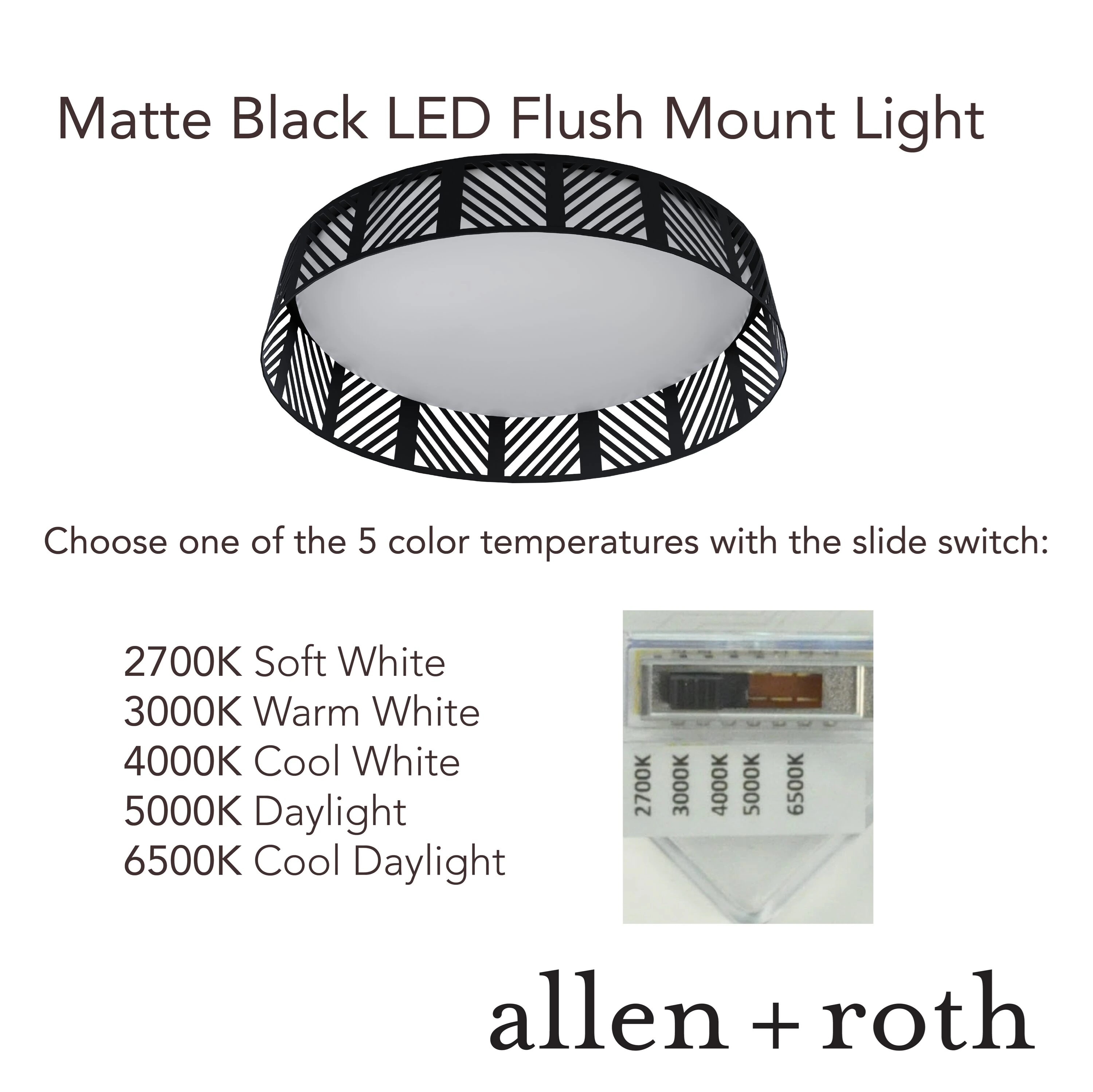 allen + roth FL1345-BLK-18LFC-R flushmounts - View #5