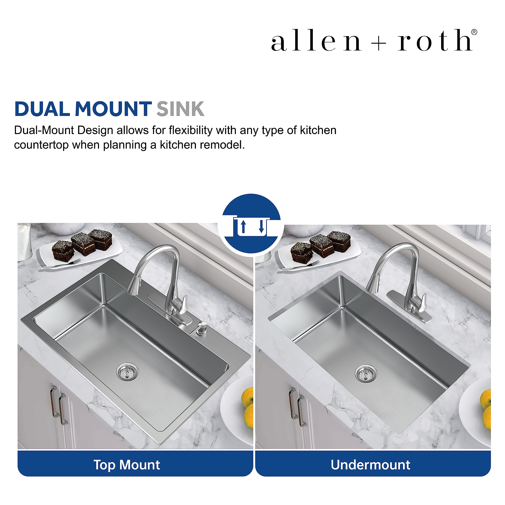 allen + roth VDR3322LA1-S Kitchen-Sinks - View #9