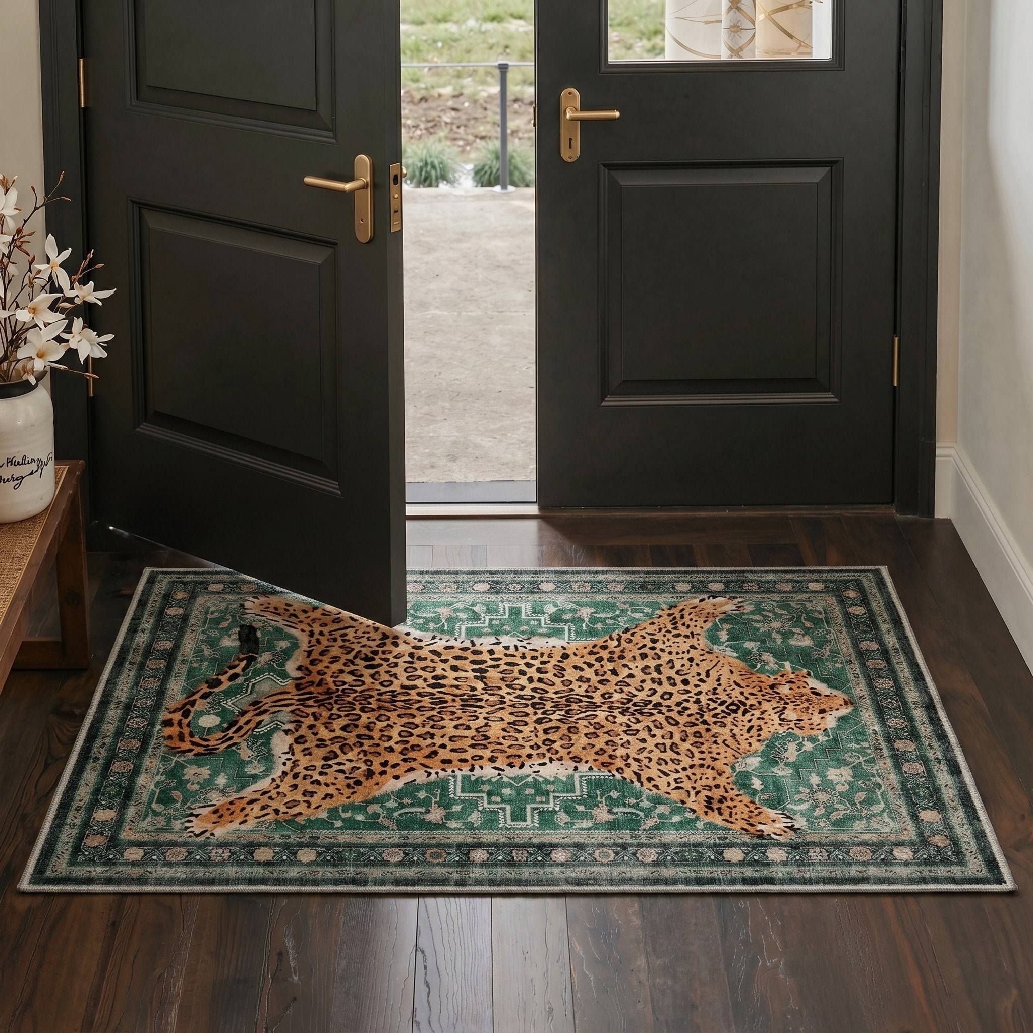 BAVNI ARN024-O1GREEN-2X7 rugs - View #3