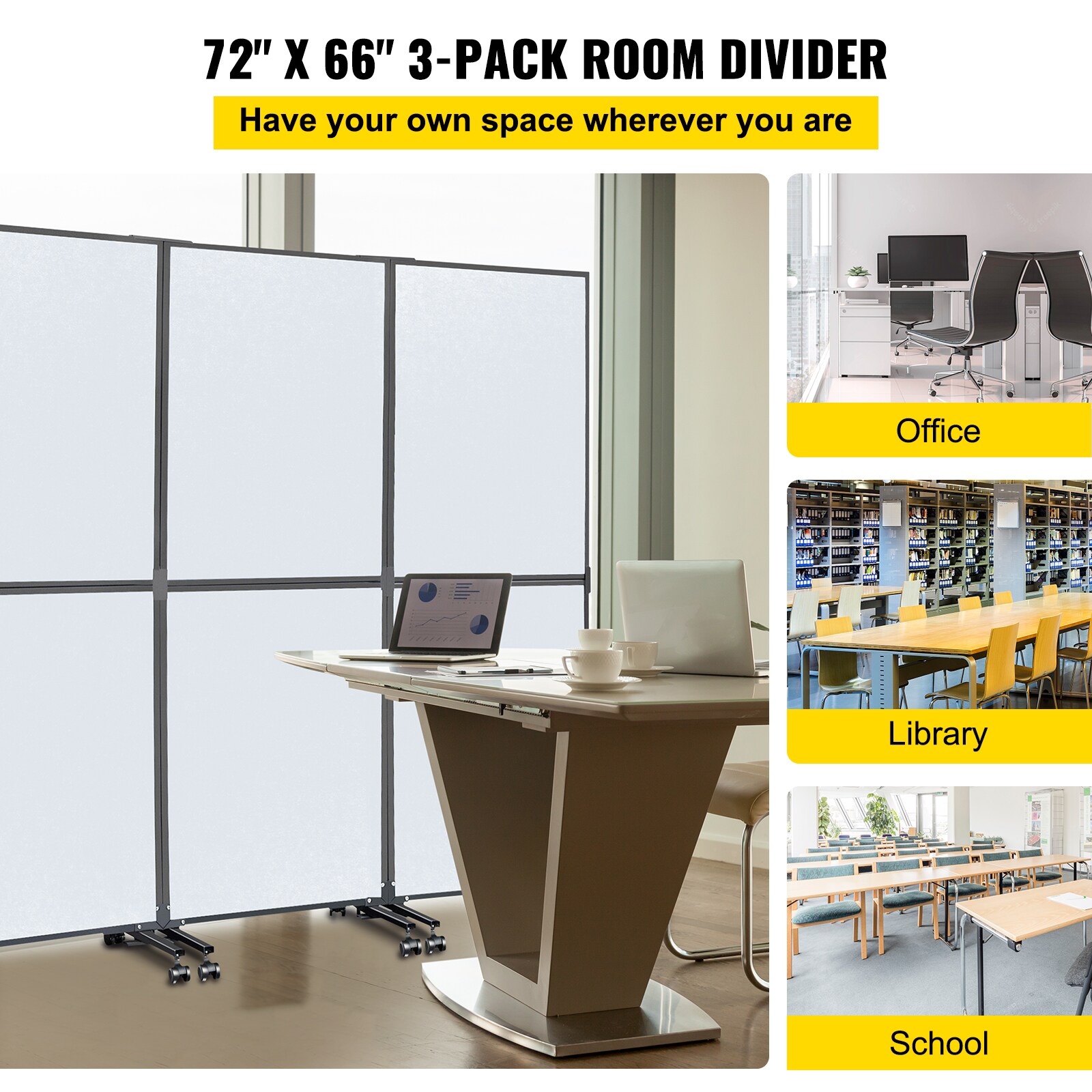 VEVOR LDSGYPF7266SPLHS1V0 Indoor-Privacy-Screens - View #3