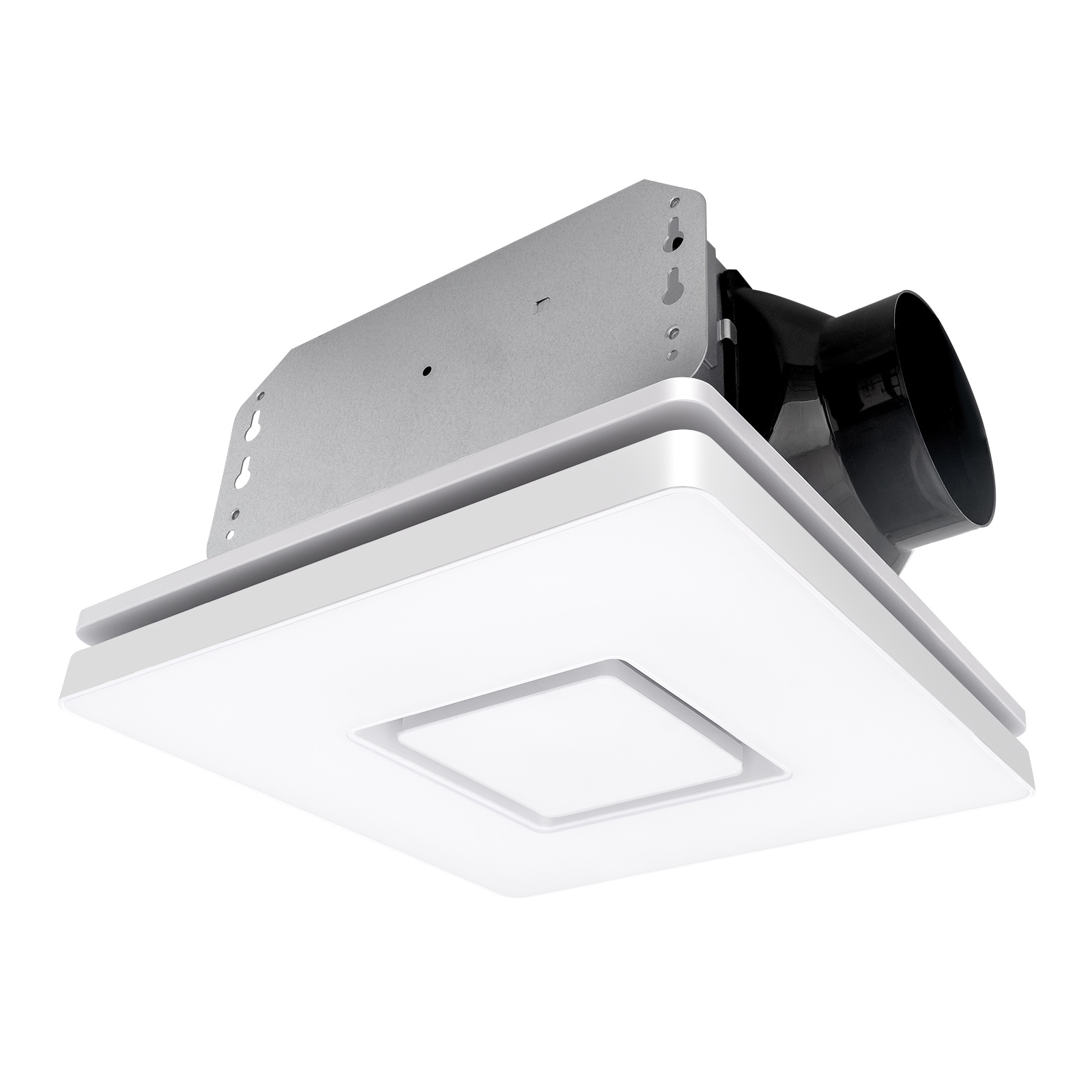 Akicon AK1390N2-W 1.5-Sones 90-CFM White Decorative Lighted Bathroom fan (ENERGY STAR Certified)