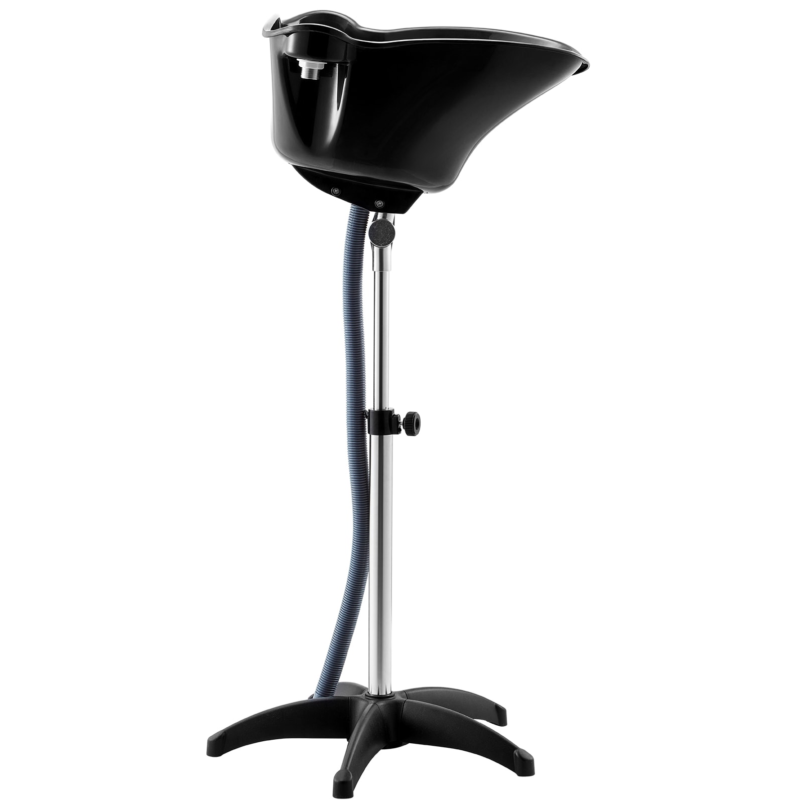 GIVIMO Portable Shampoo Bowl Adjustable Height Salon Hair Wash Basin Deep Sink with Drain Hose Shower Head for Barber Salon Spa Home Use Black #LW108GIVSS2618