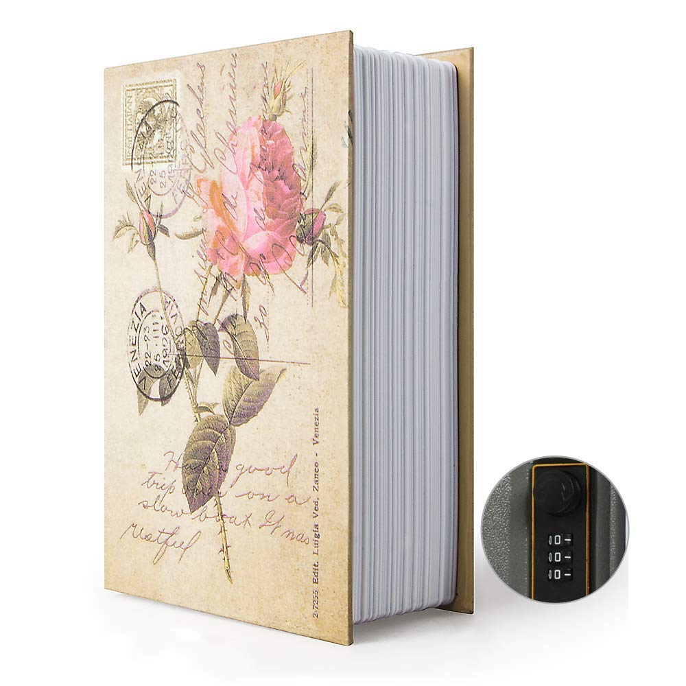 JOWEI Diversion Book Safe Storage Box Nine Point Five by Six by Two ...