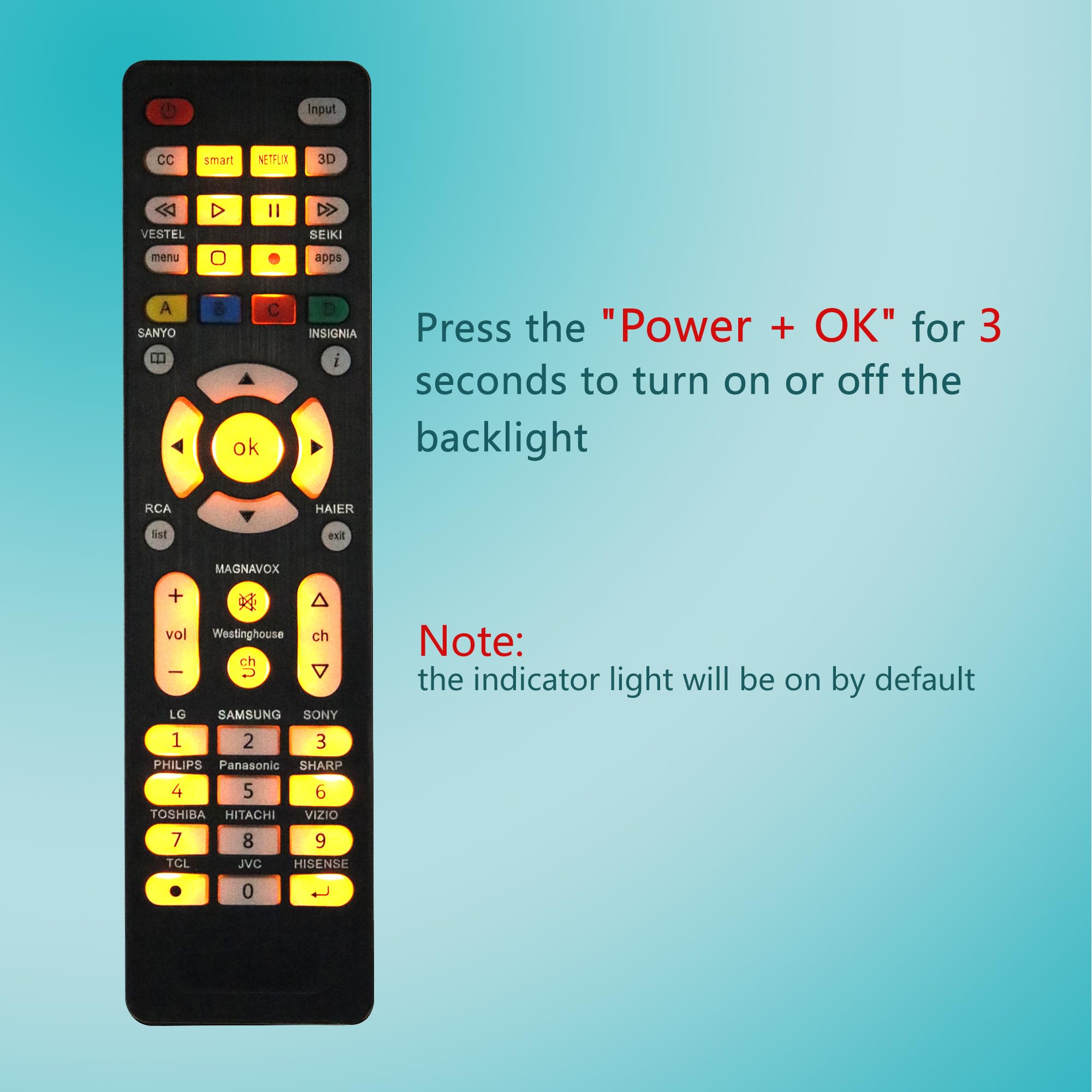 Etokfoks LETY0HW8C Multimedia-Remote-Controls - View #3