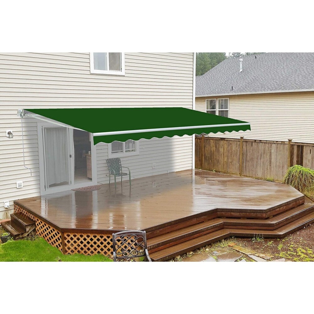 ALEKO FAB13X10GREEN39-LO Awning-Accessories - View #2