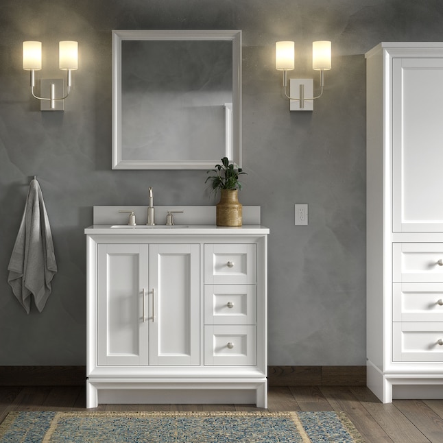Ed Ellen Degeneres Anaheim 36 In White, Restoration Hardware Bathroom Vanity 36 Inch
