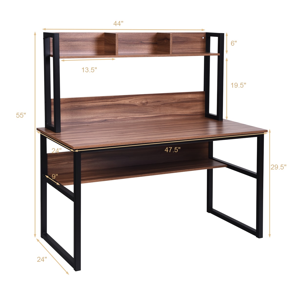 Costway HW63086CF desks - View #2