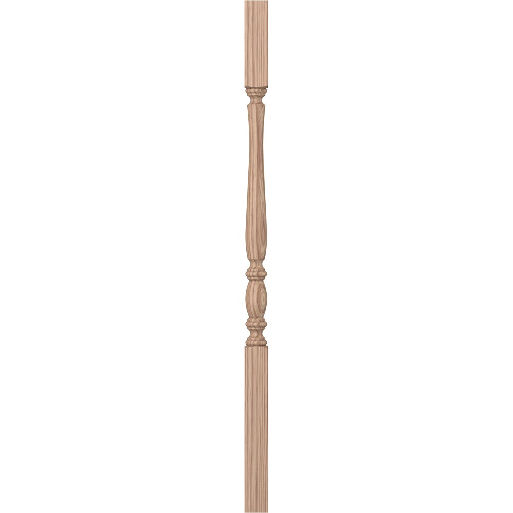 L.J. Smith Stair Systems LJP-2105-HK 38 38-in x 1.75-in Unfinished Hickory Square Top Stair Baluster