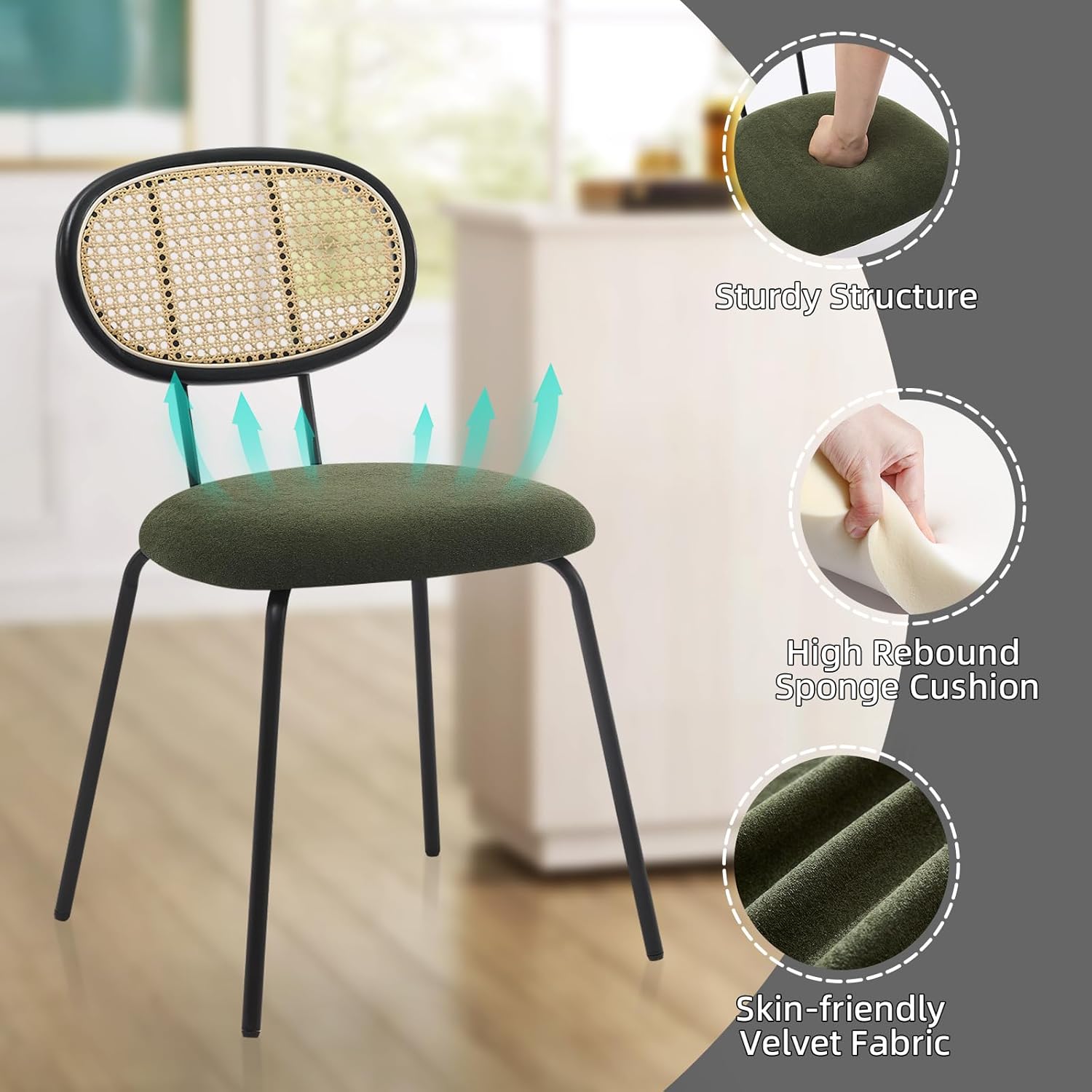 GarveeLife LSLX0403CY099 Dining-Chairs - View #6