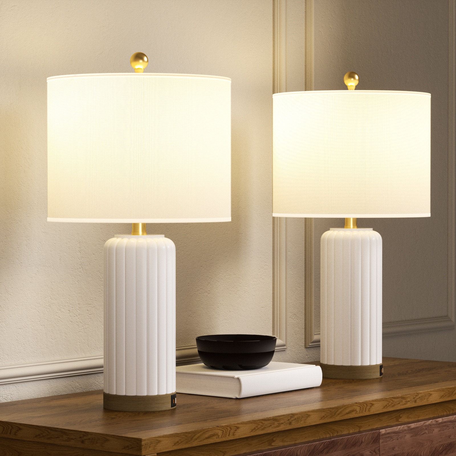 Maxax T236-WH Table-Lamps - View #3