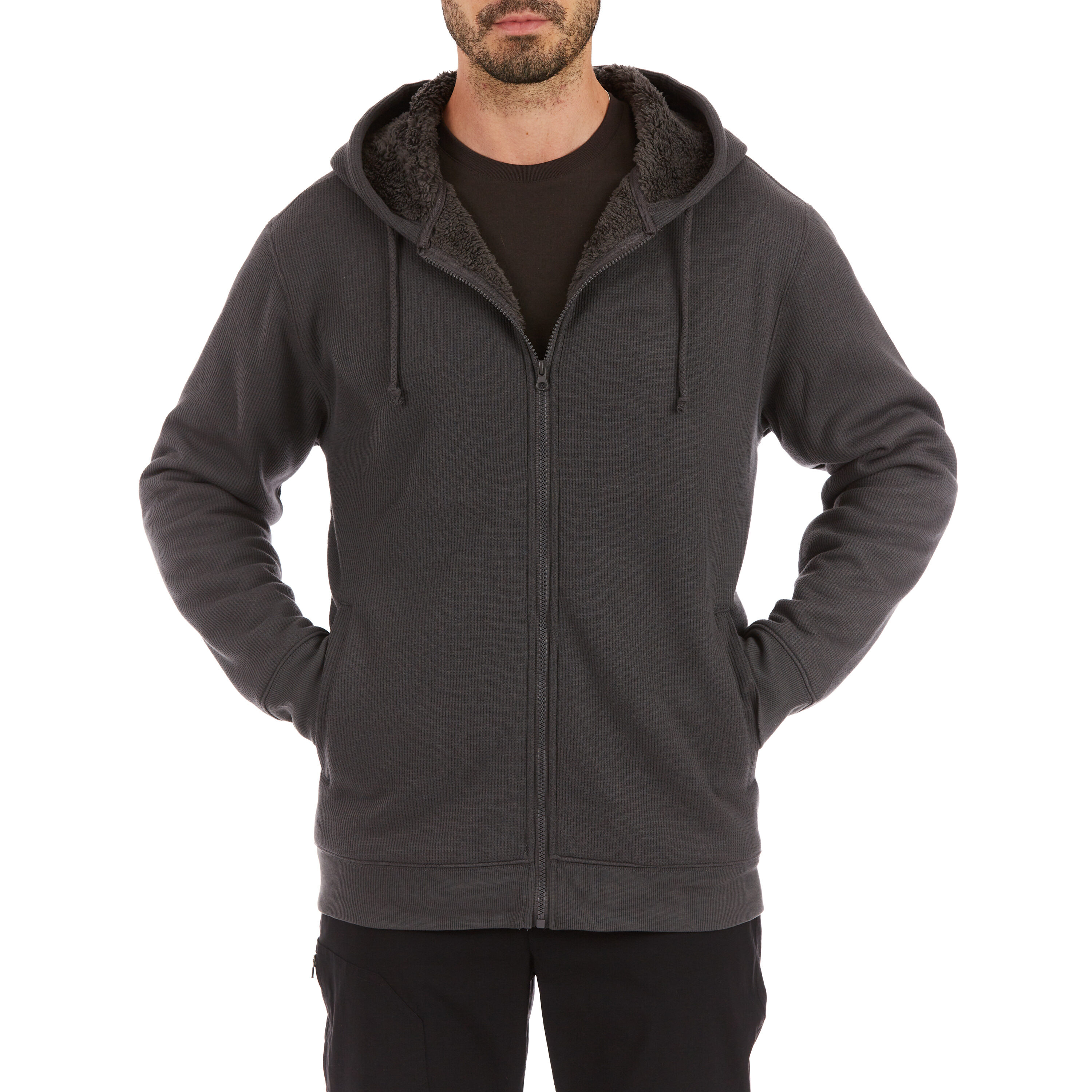 Smith's Workwear Hooded Sherpa-Lined Thermal Jacket in the Work Jackets ...