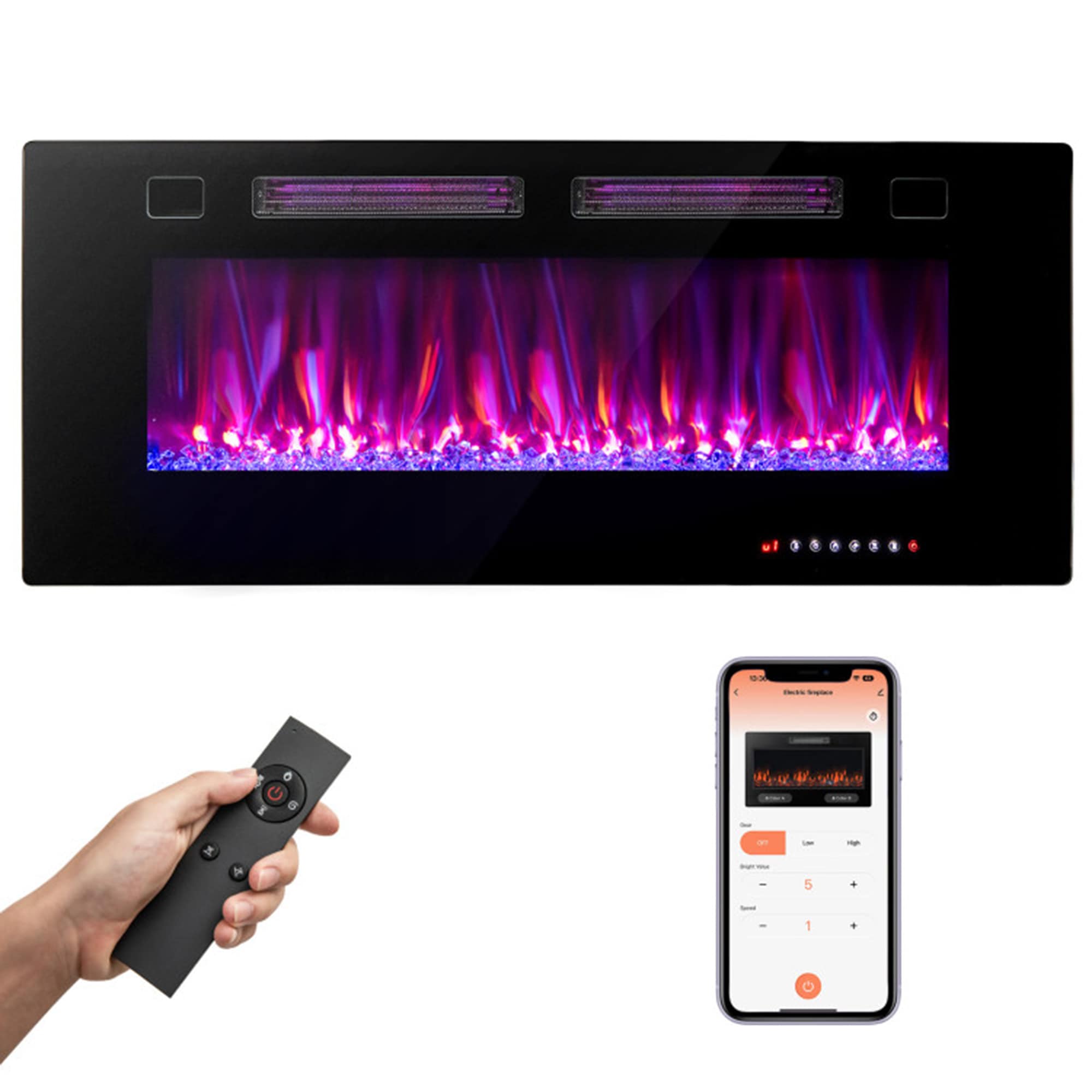 Clihome VL-WM42 Electric-Fireplaces - View #2