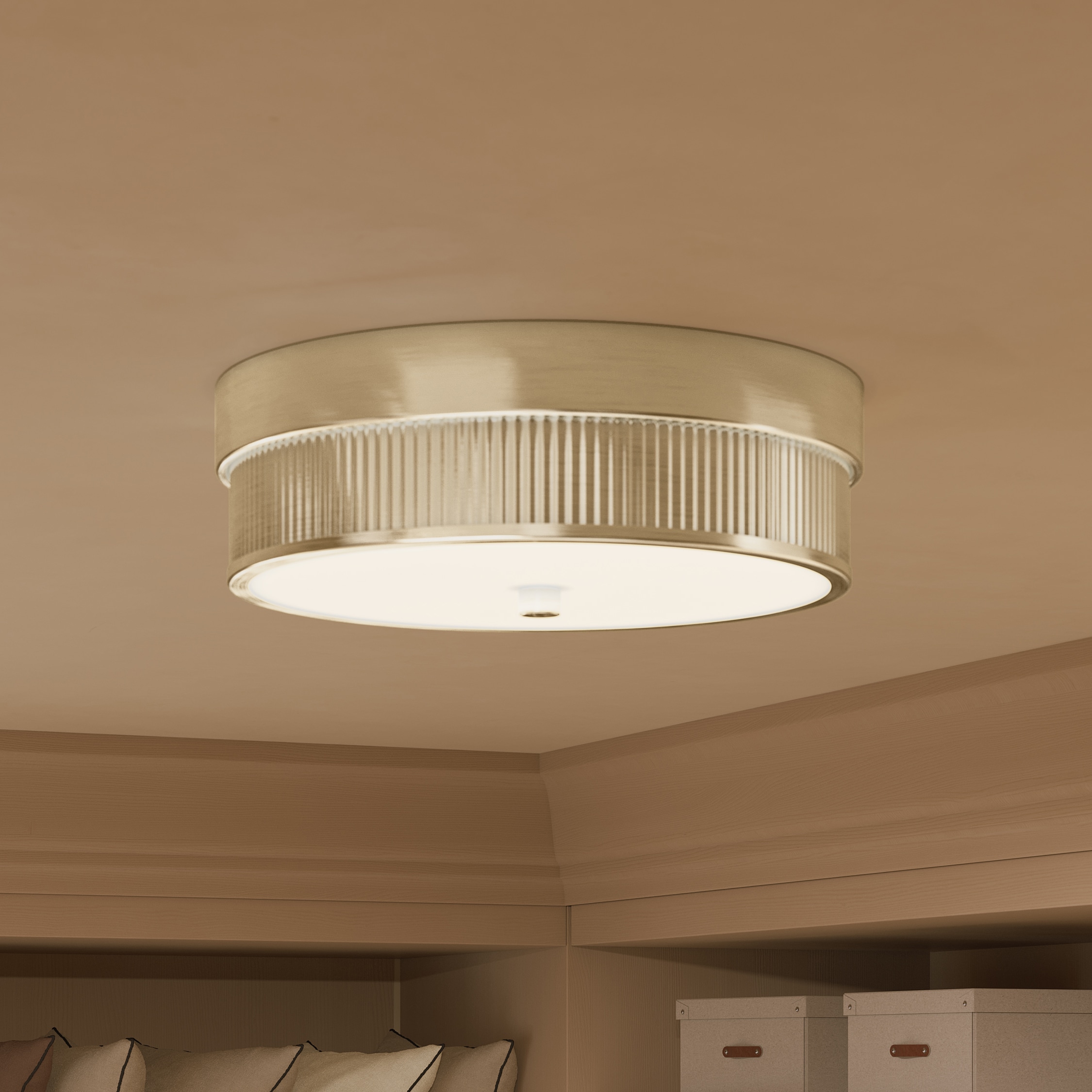 Origin 21 1060OGNCB Cassia 2 -Light 12-in Bronze Flush Mount Light