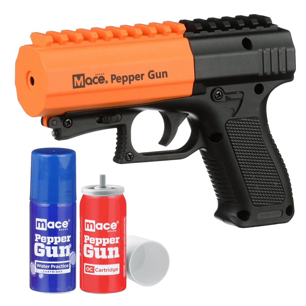 Mace Brand Pepper Spray & Water Trainer 2-Pack Self Defense