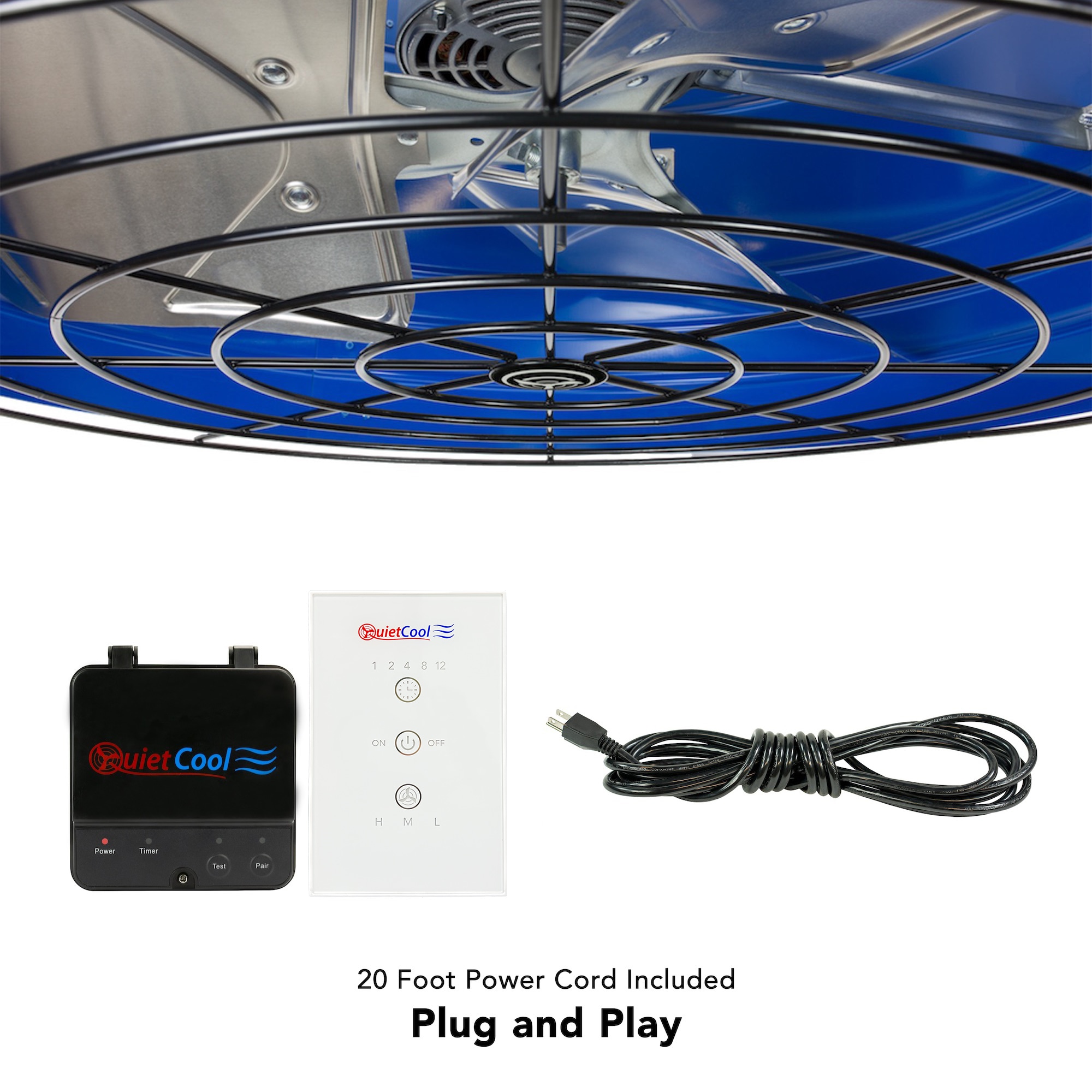 QuietCool QC CL-3100 RF Whole-Houes-Fans - View #2