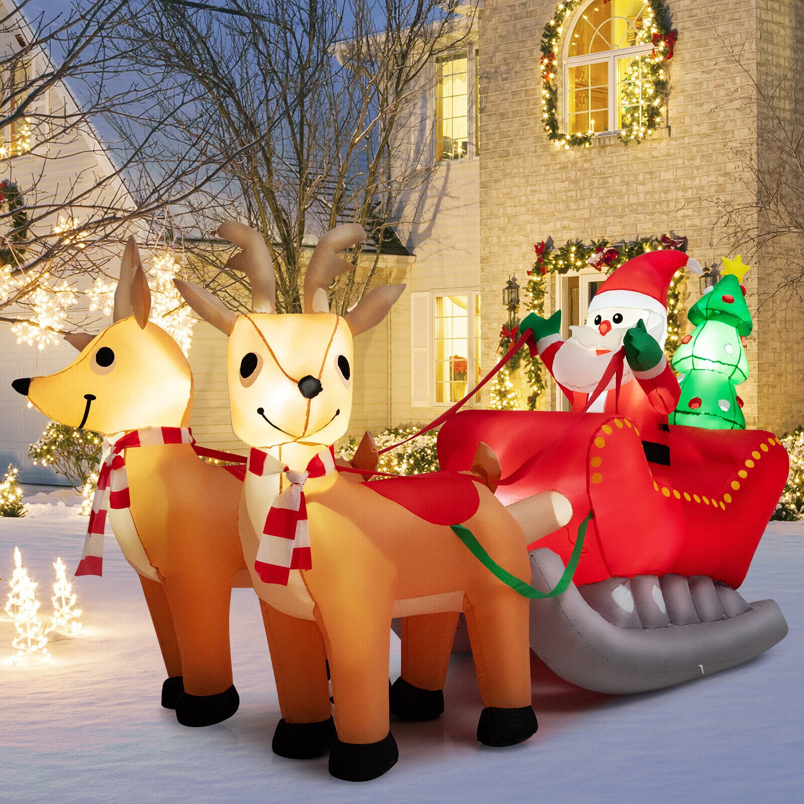 WELLFOR HYZ24104US Christmas-Inflatables - View #7