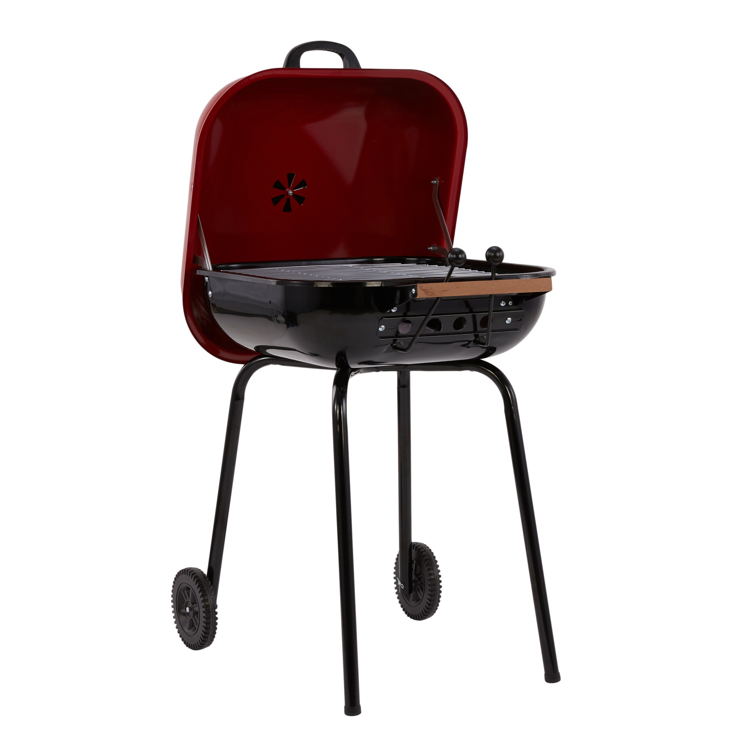 Americana 21.25-in W Red Charcoal Grill