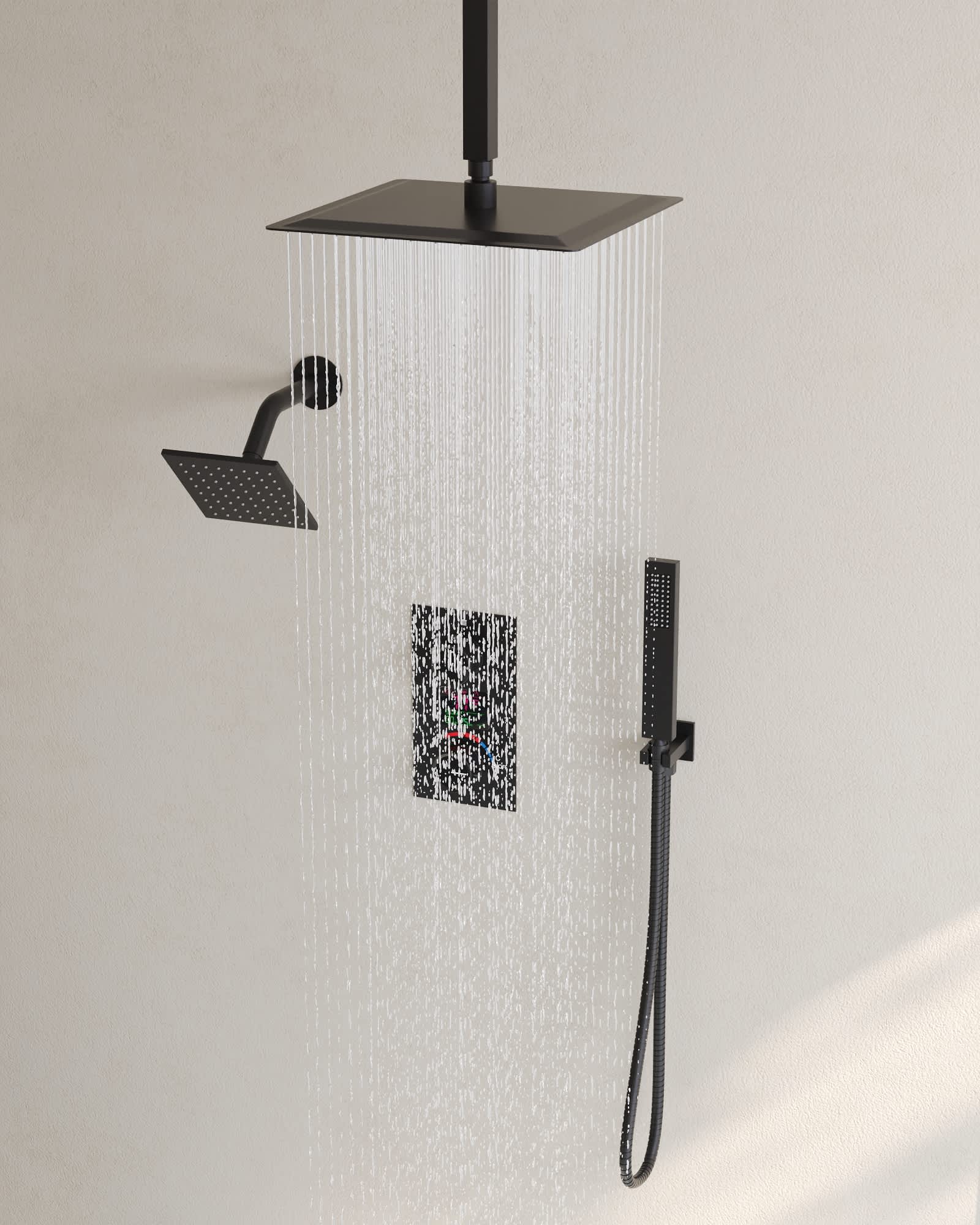 EVERSTEIN SFS-1033-BK12 Tub-Shower-Faucets - View #11