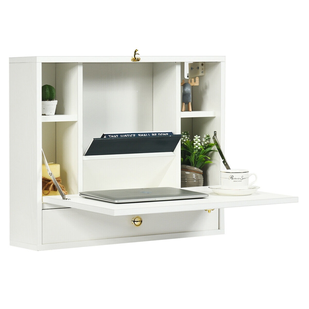 CASAINC WF-HW65835WH-LA 22-in White Modern/Contemporary Lap Desk