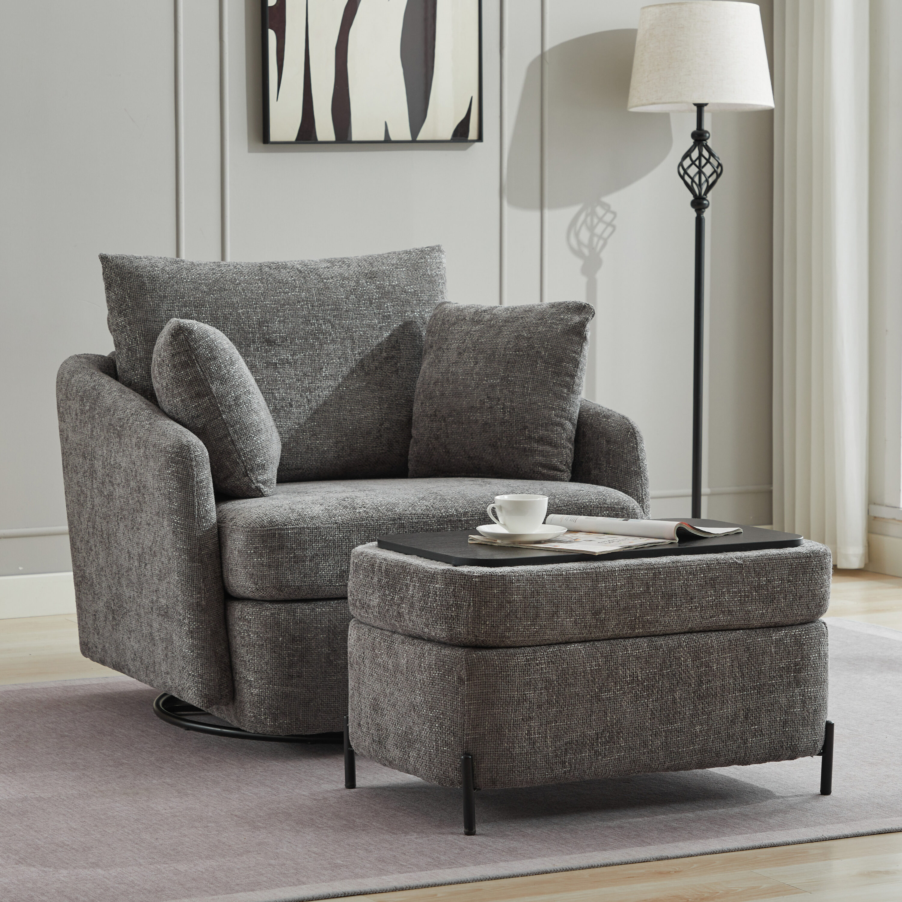 Hrinhom HC-W1103-CHARCOAL chairs - View #3