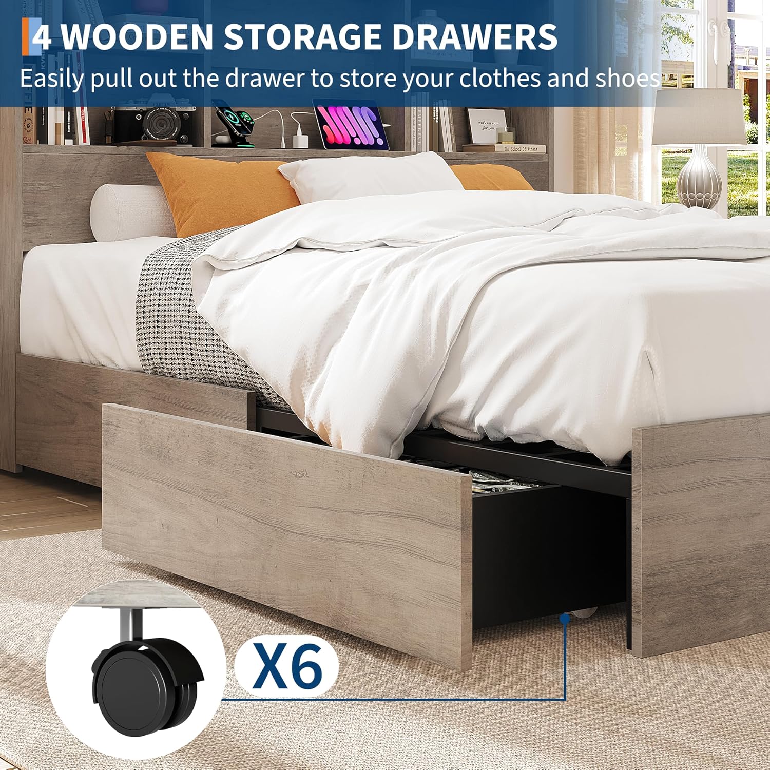 Qeetex LHF-BED-PHK-33QC3EUS beds - View #4